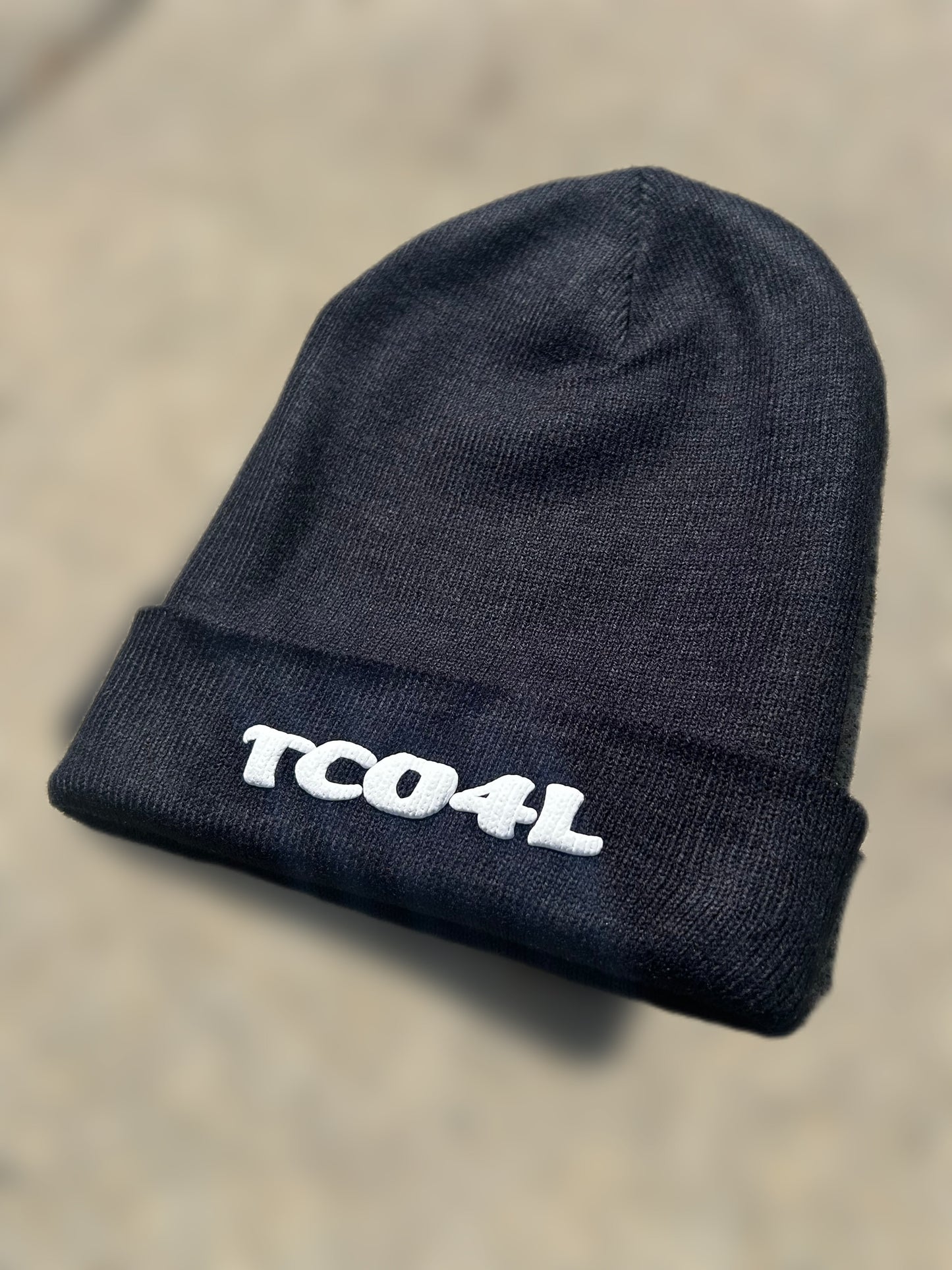 TCO4L Beanie – Limited Edition (Black with White or Red Lettering)