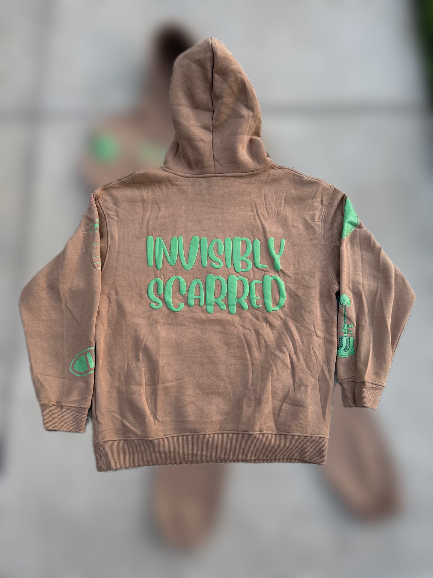 Invisibly Scarred Premium Sweatsuit (Brown)