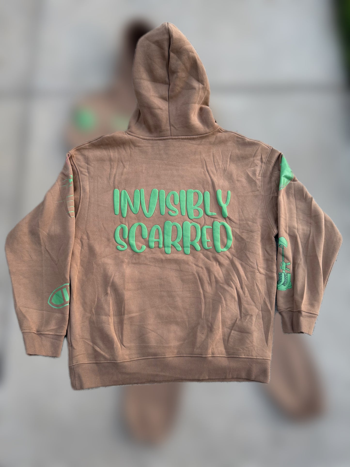 Invisibly Scarred Premium Sweatsuit (Brown)