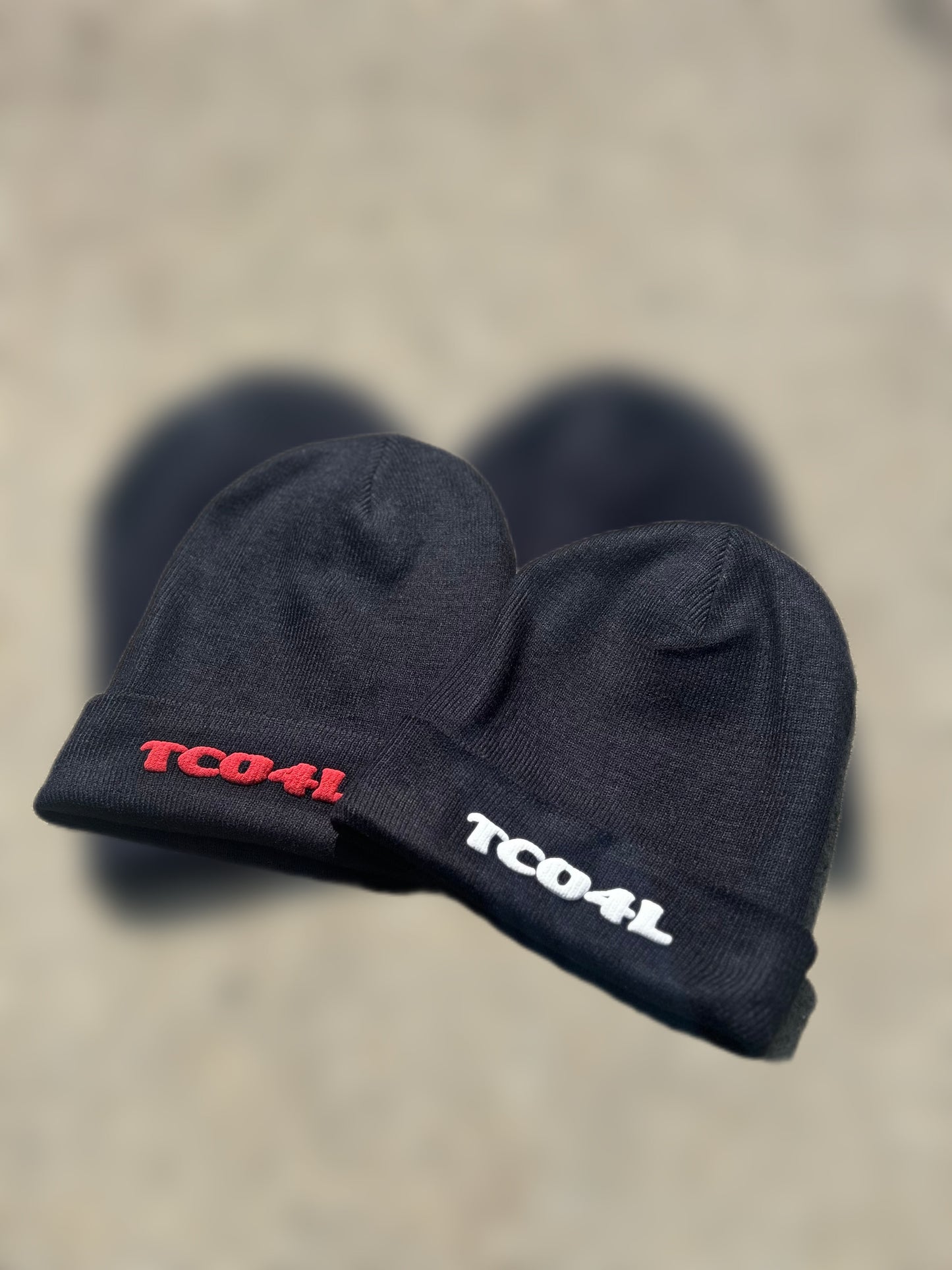 TCO4L Beanie – Limited Edition (Black with White or Red Lettering)