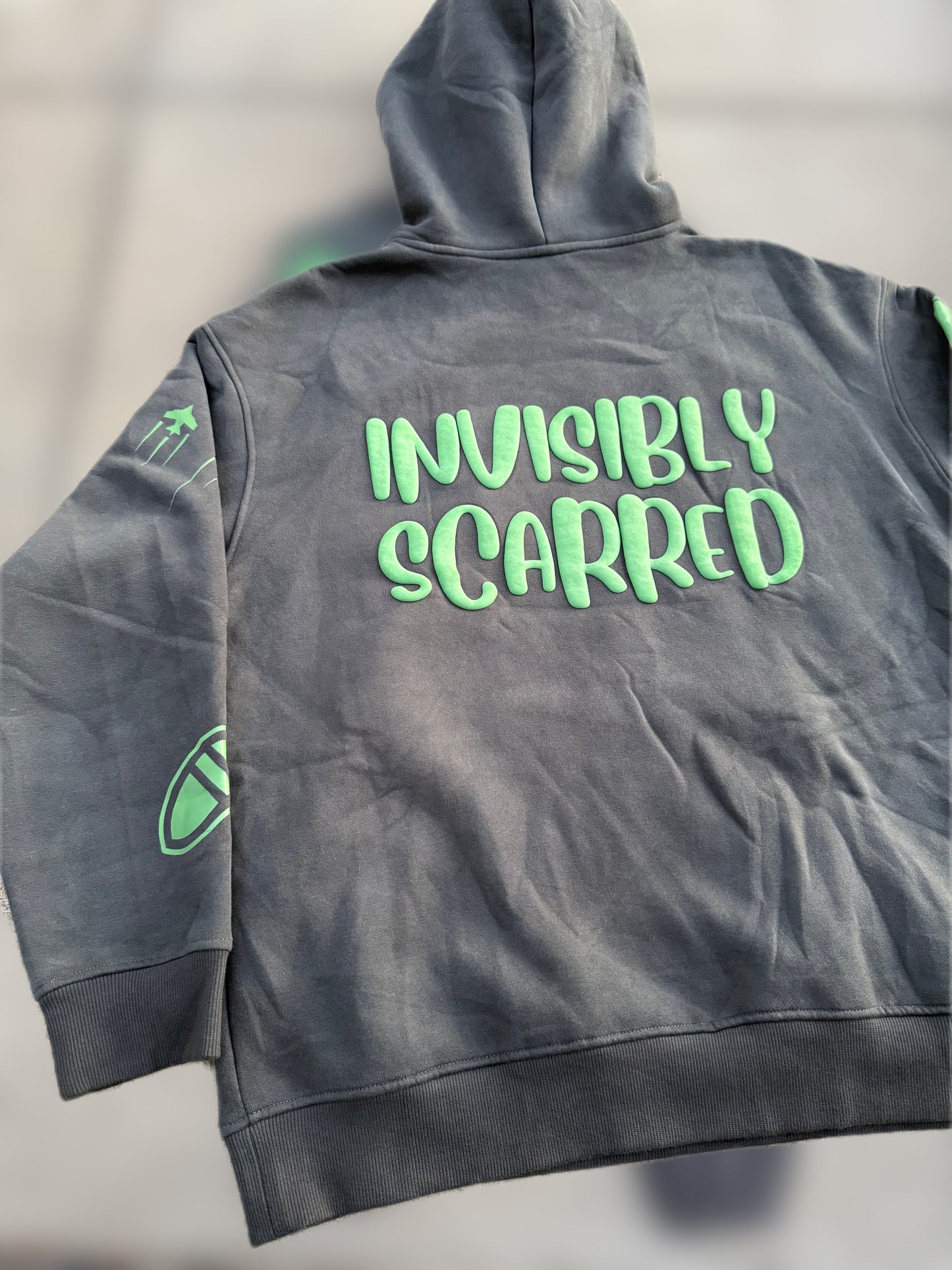 Invisibly Scarred Premium Sweatsuit (Grey)