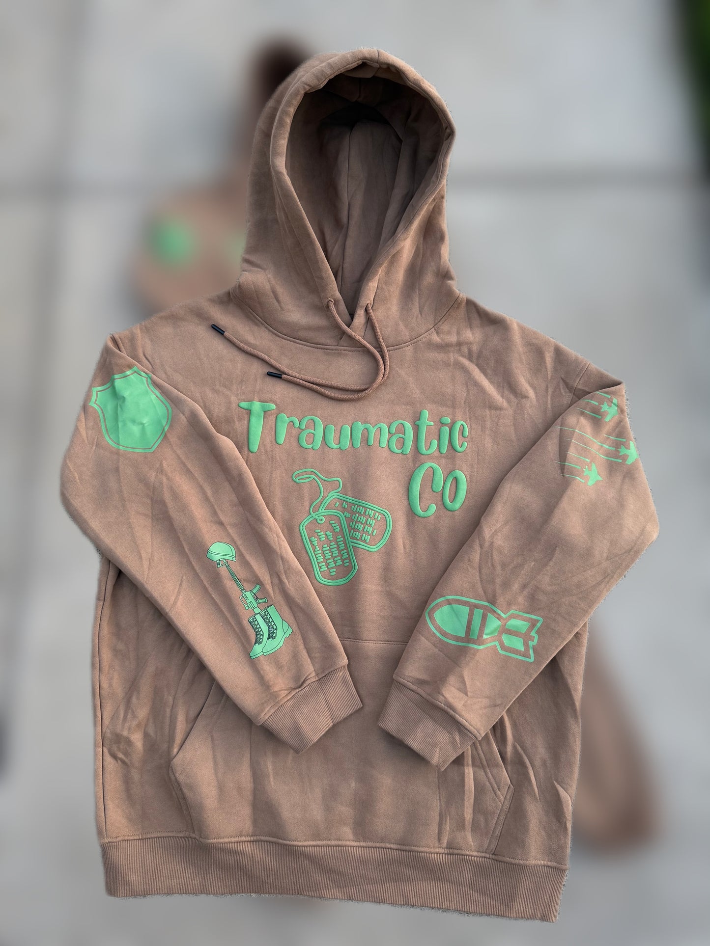 Invisibly Scarred Premium Sweatsuit (Brown)
