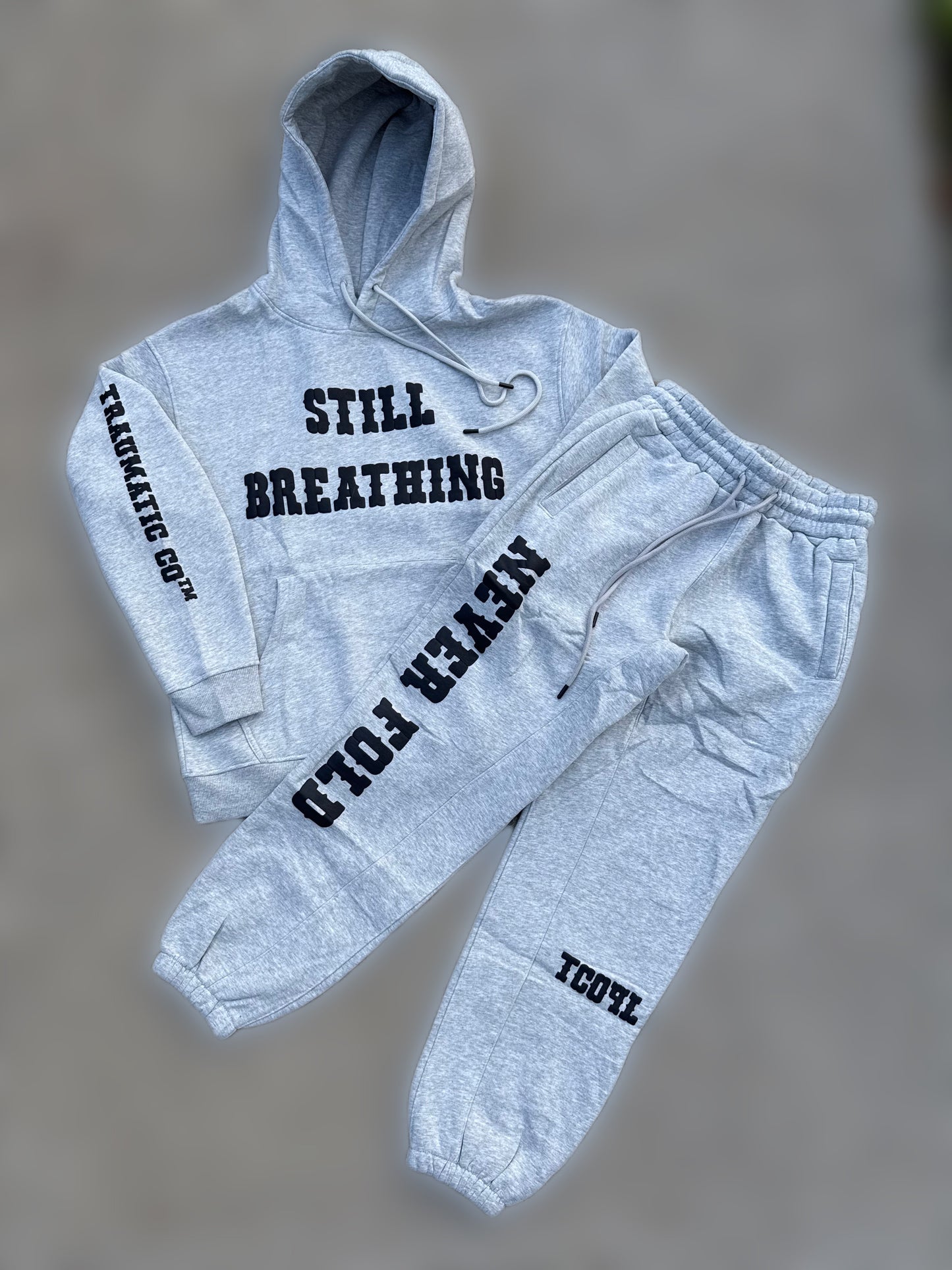 Forever Hungry x Traumatic Co™ Puff Print Sweatsuit