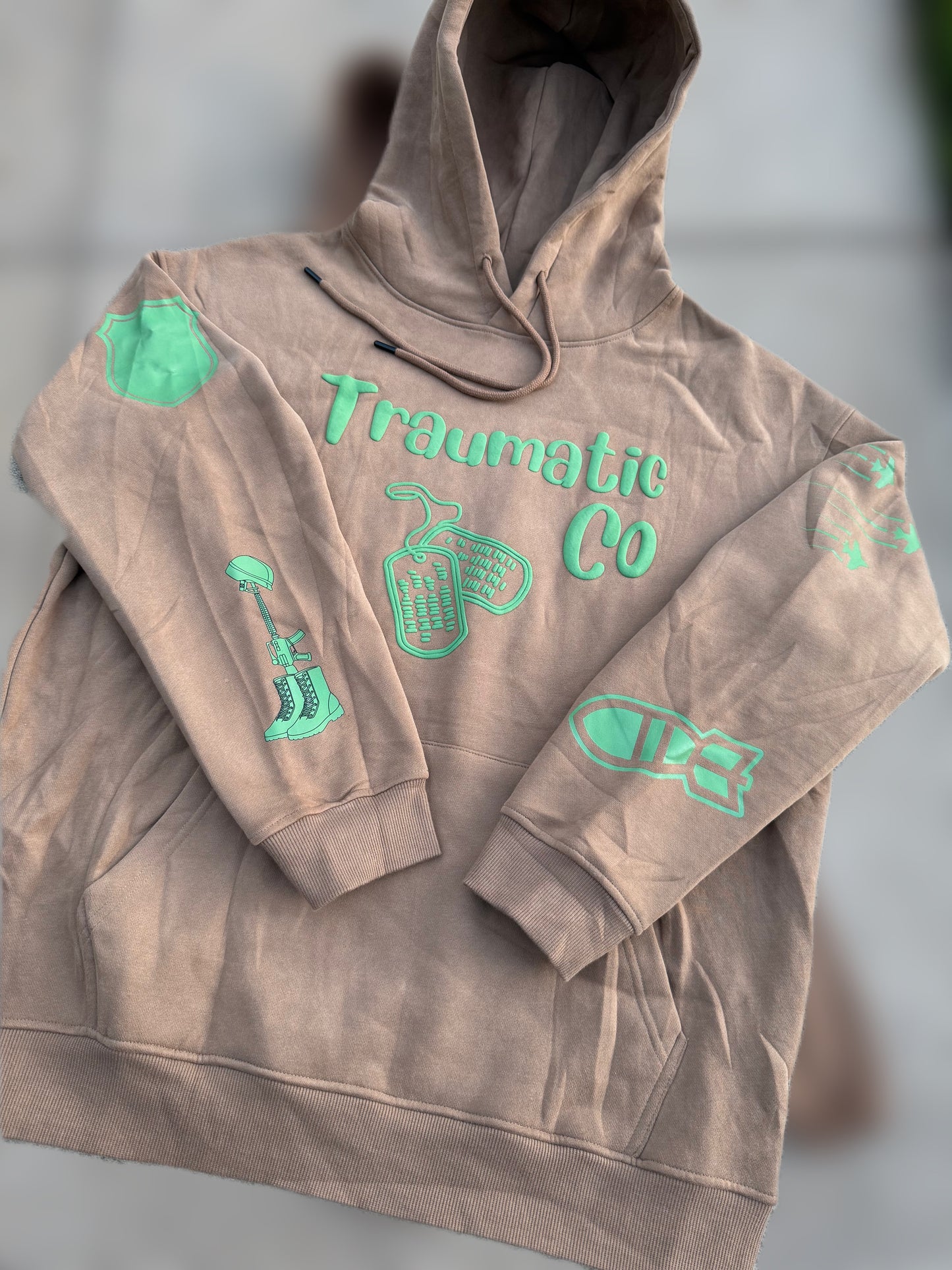 Invisibly Scarred Premium Sweatsuit (Brown)
