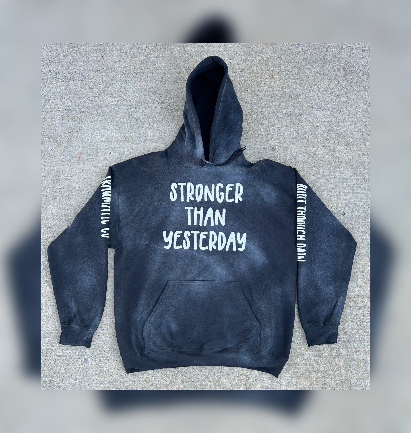 Stronger Than Yesterday Hoodie – Traumatic Co™