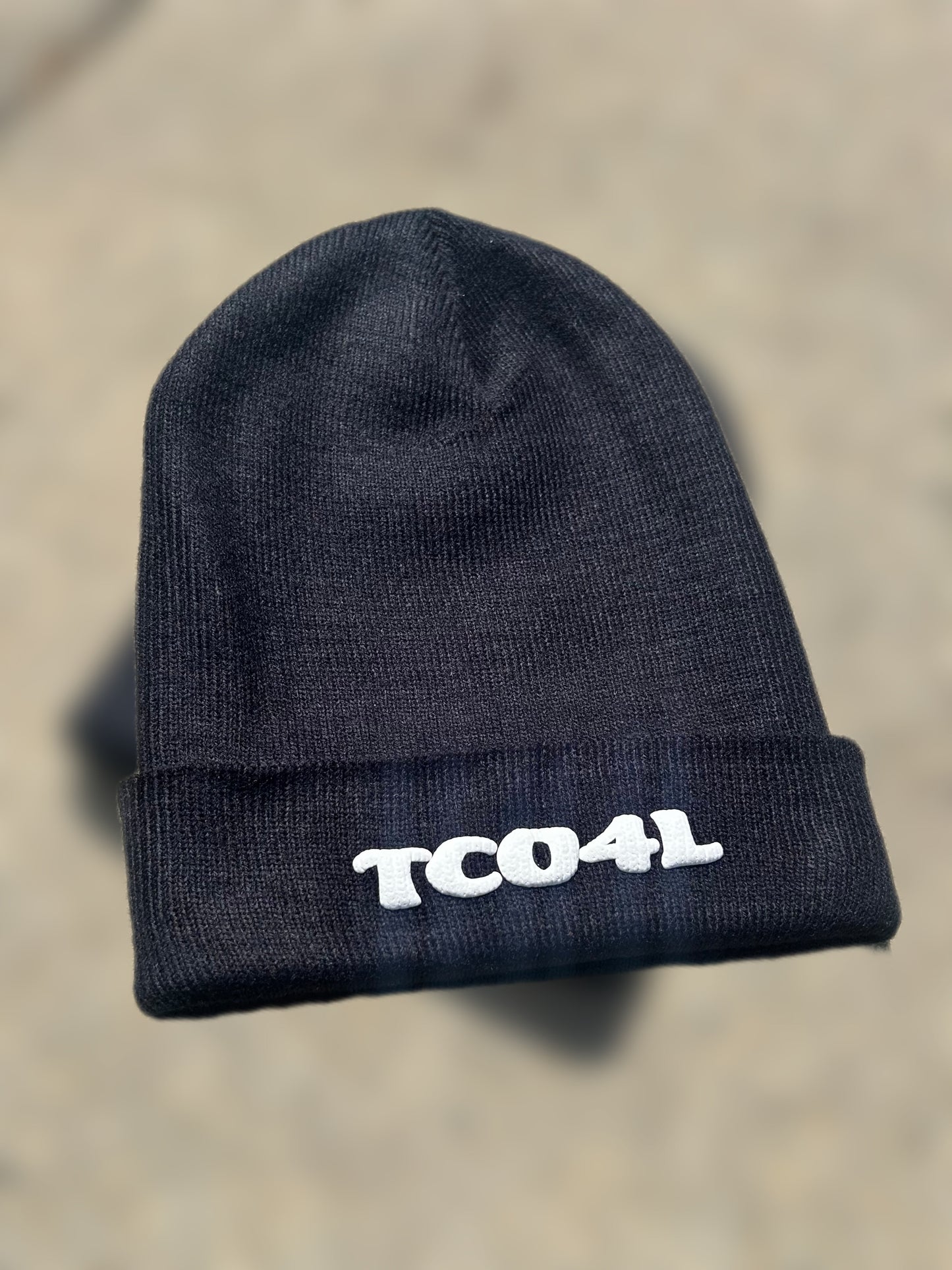 TCO4L Beanie – Limited Edition (Black with White or Red Lettering)