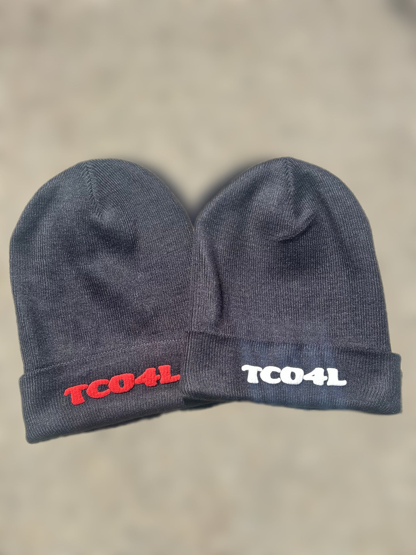 TCO4L Beanie – Limited Edition (Black with White or Red Lettering)