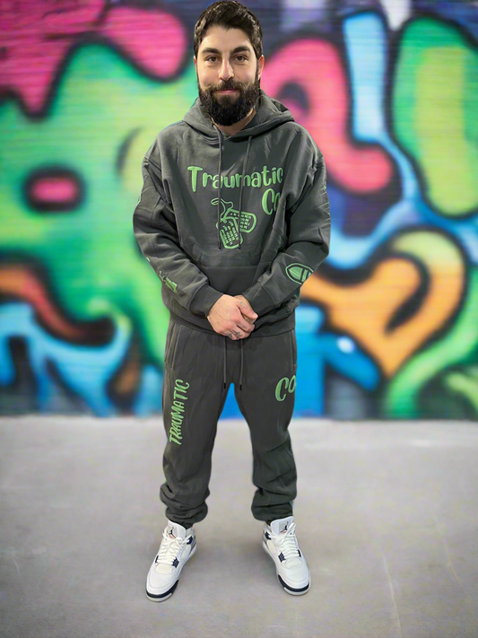 Invisibly Scarred Premium Sweatsuit (Grey)