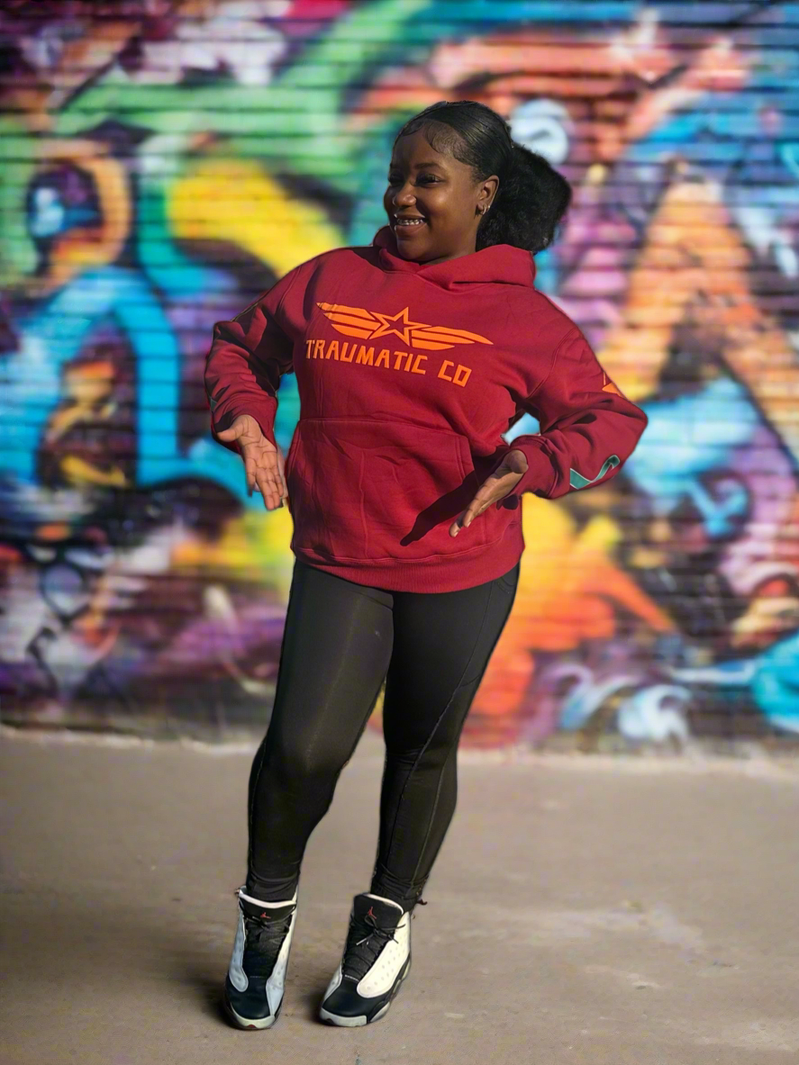 Not All Wounds Are Visible Premium Maroon Hoodie