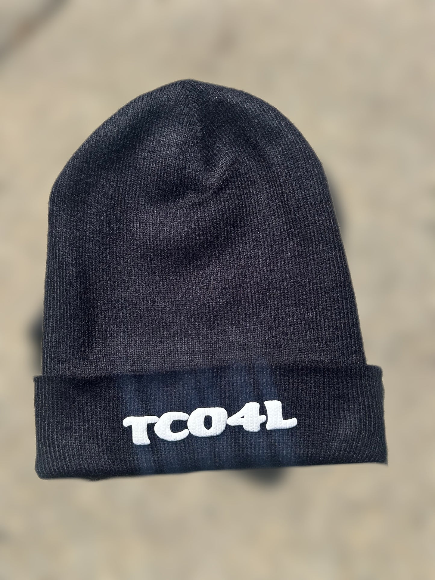TCO4L Beanie – Limited Edition (Black with White or Red Lettering)