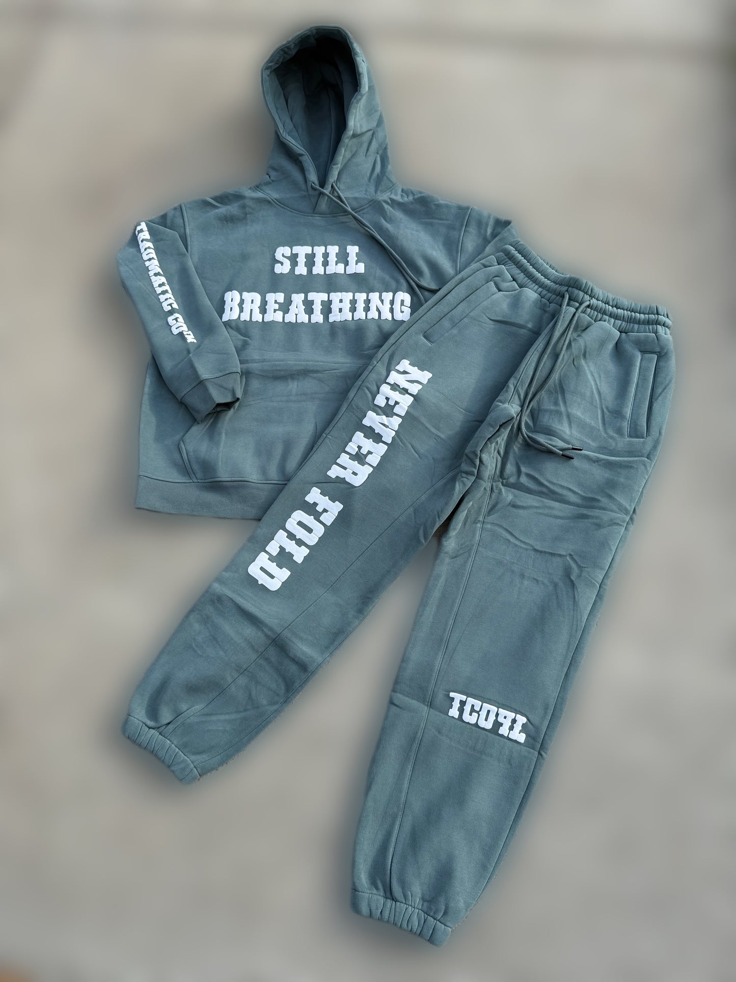 Forever Hungry x Traumatic Co™ Puff Print Sweatsuit
