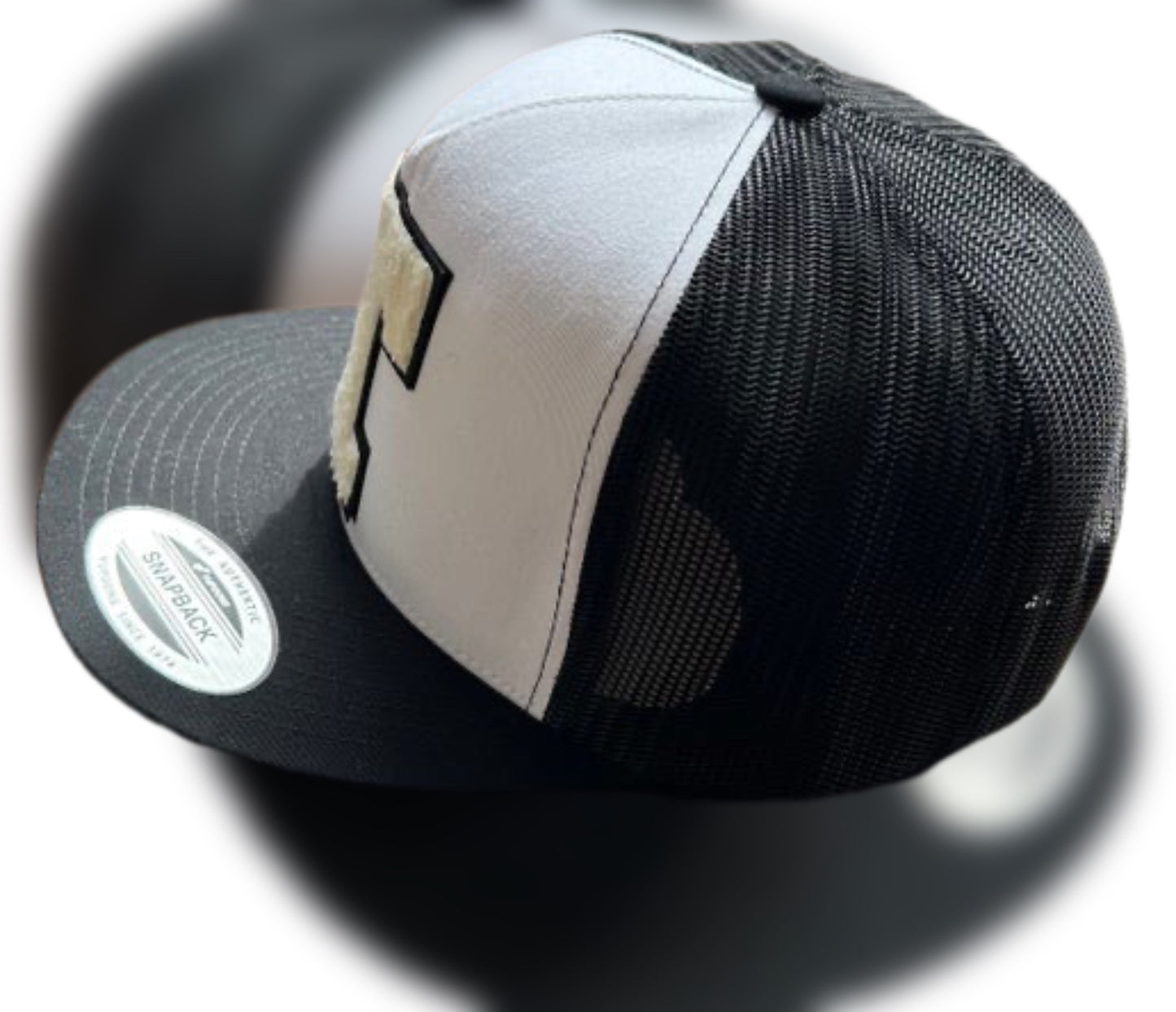 T Logo Snapback Trucker Hat