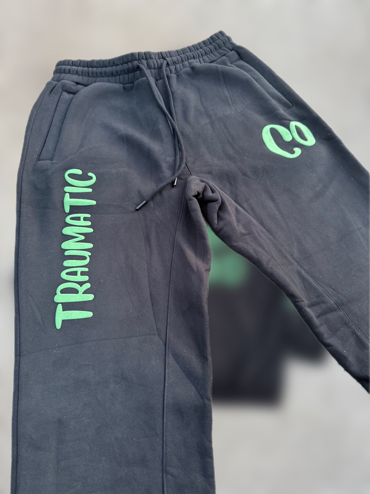 Invisibly Scarred Premium Sweatsuit Black