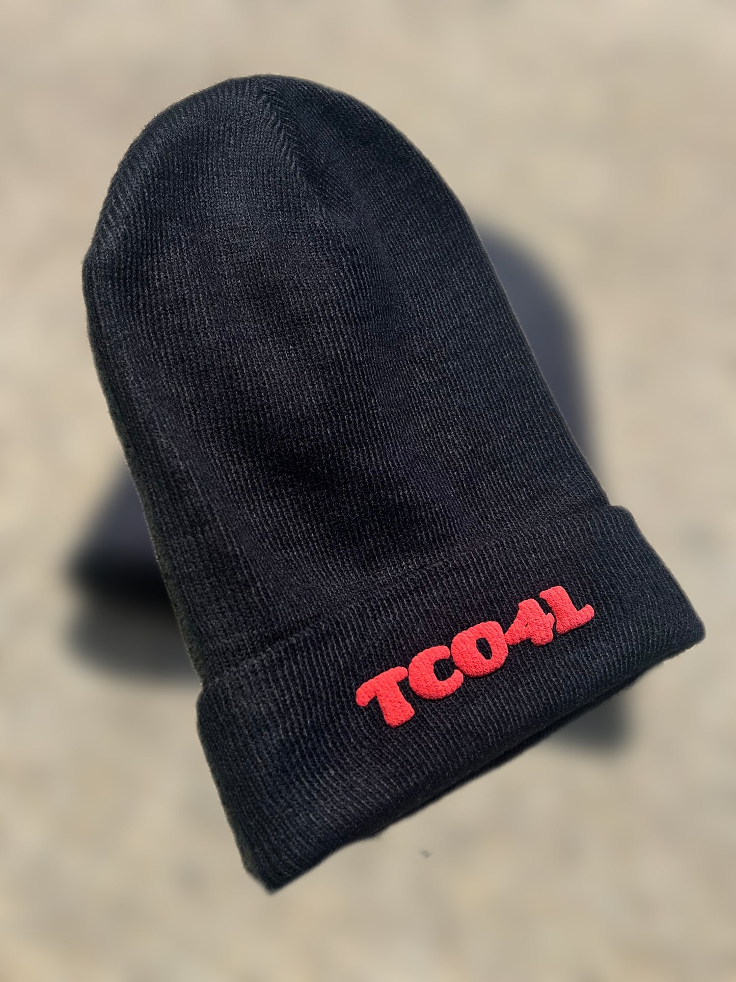 TCO4L Beanie – Limited Edition (Black with White or Red Lettering)