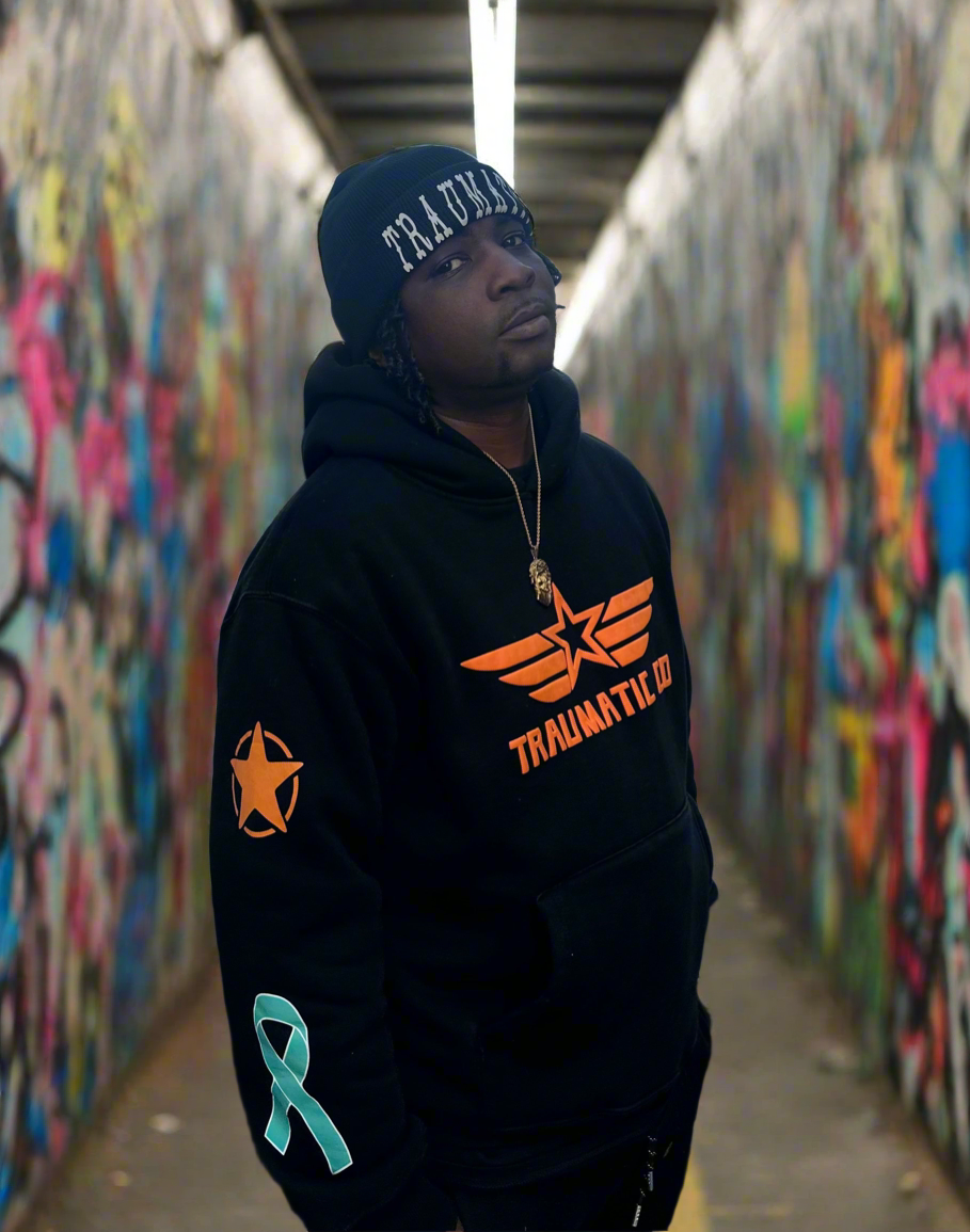 Not All Wounds Are Visible Premium Black Hoodie