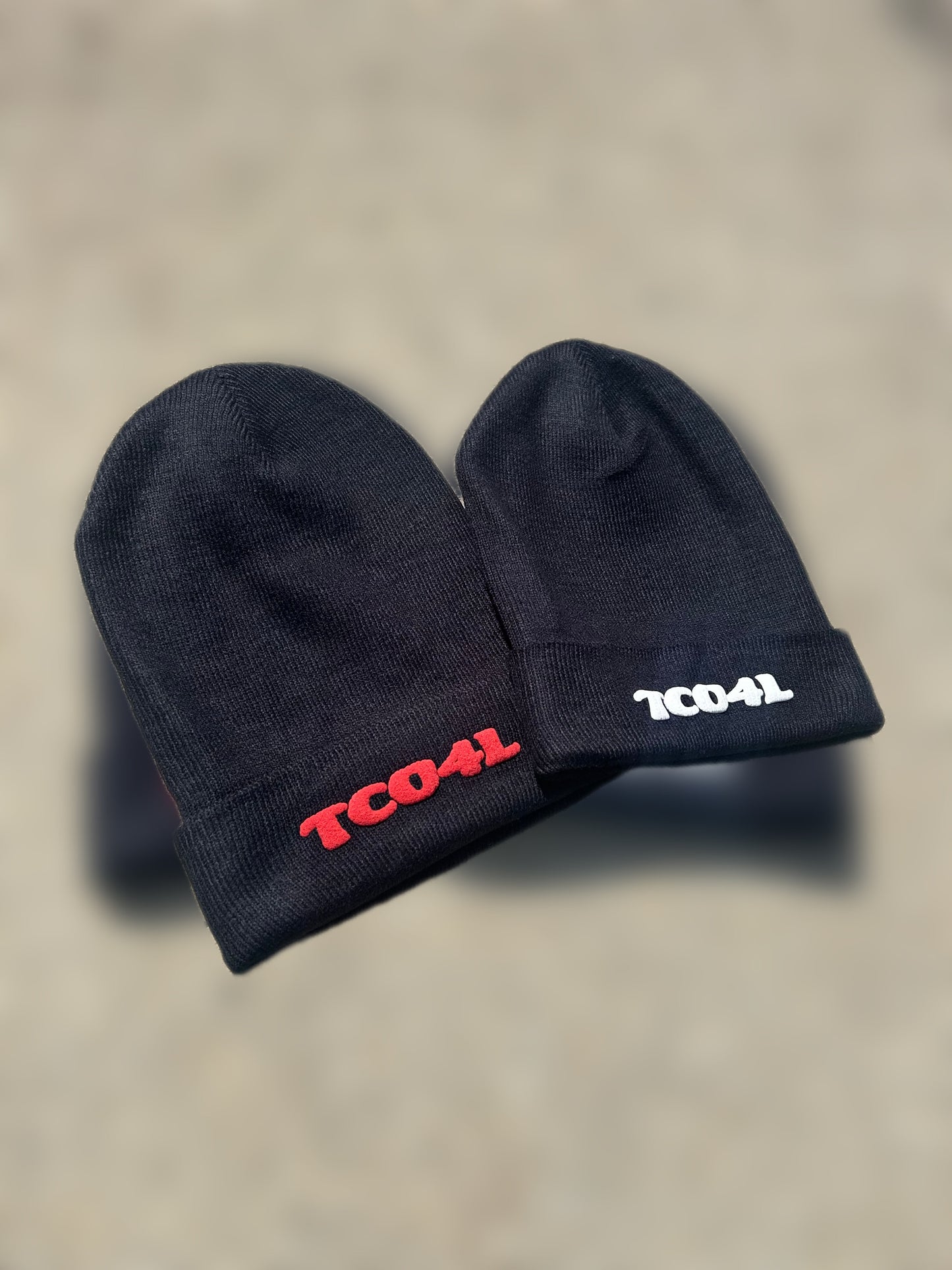 TCO4L Beanie – Limited Edition (Black with White or Red Lettering)