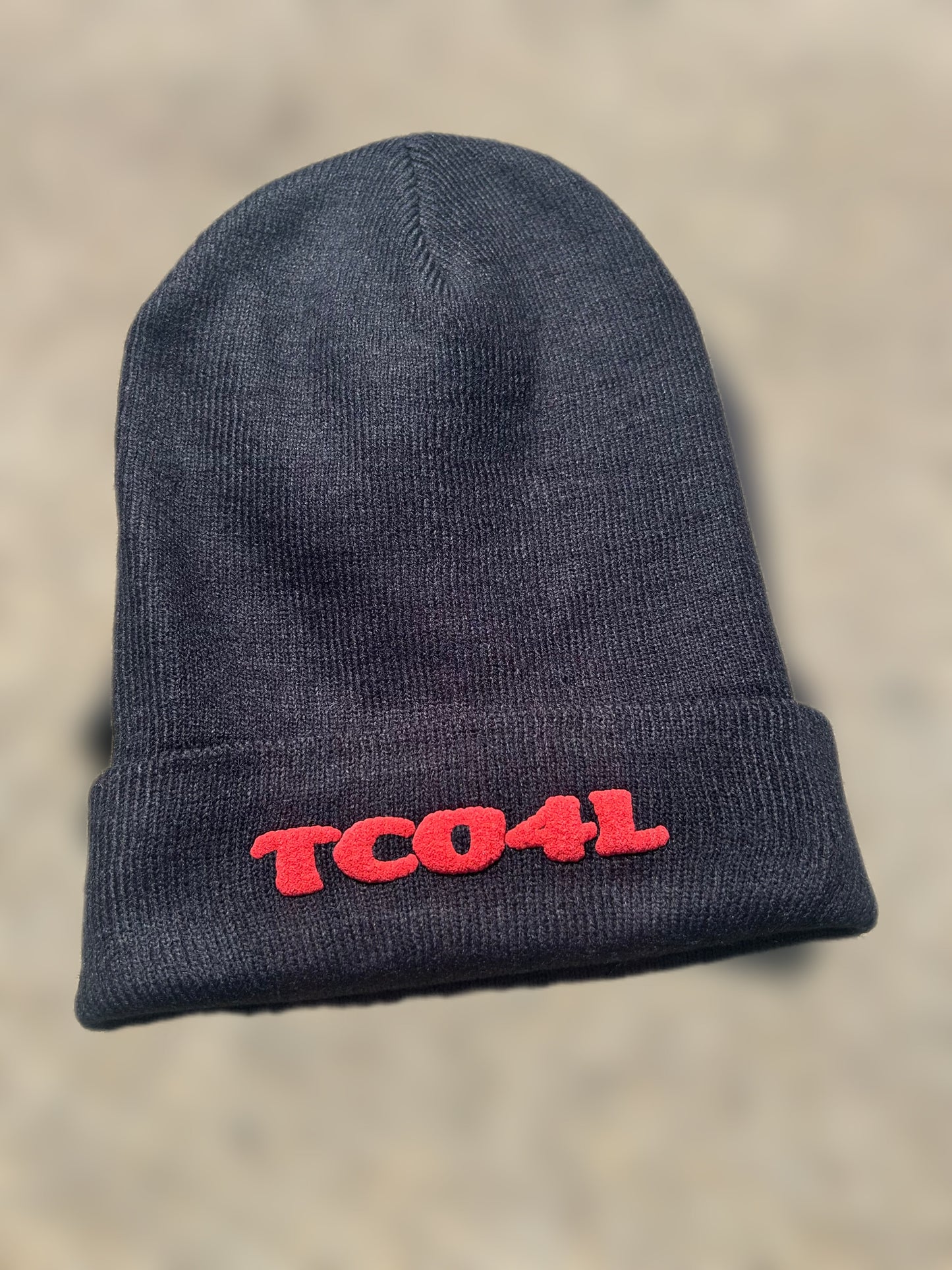 TCO4L Beanie – Limited Edition (Black with White or Red Lettering)