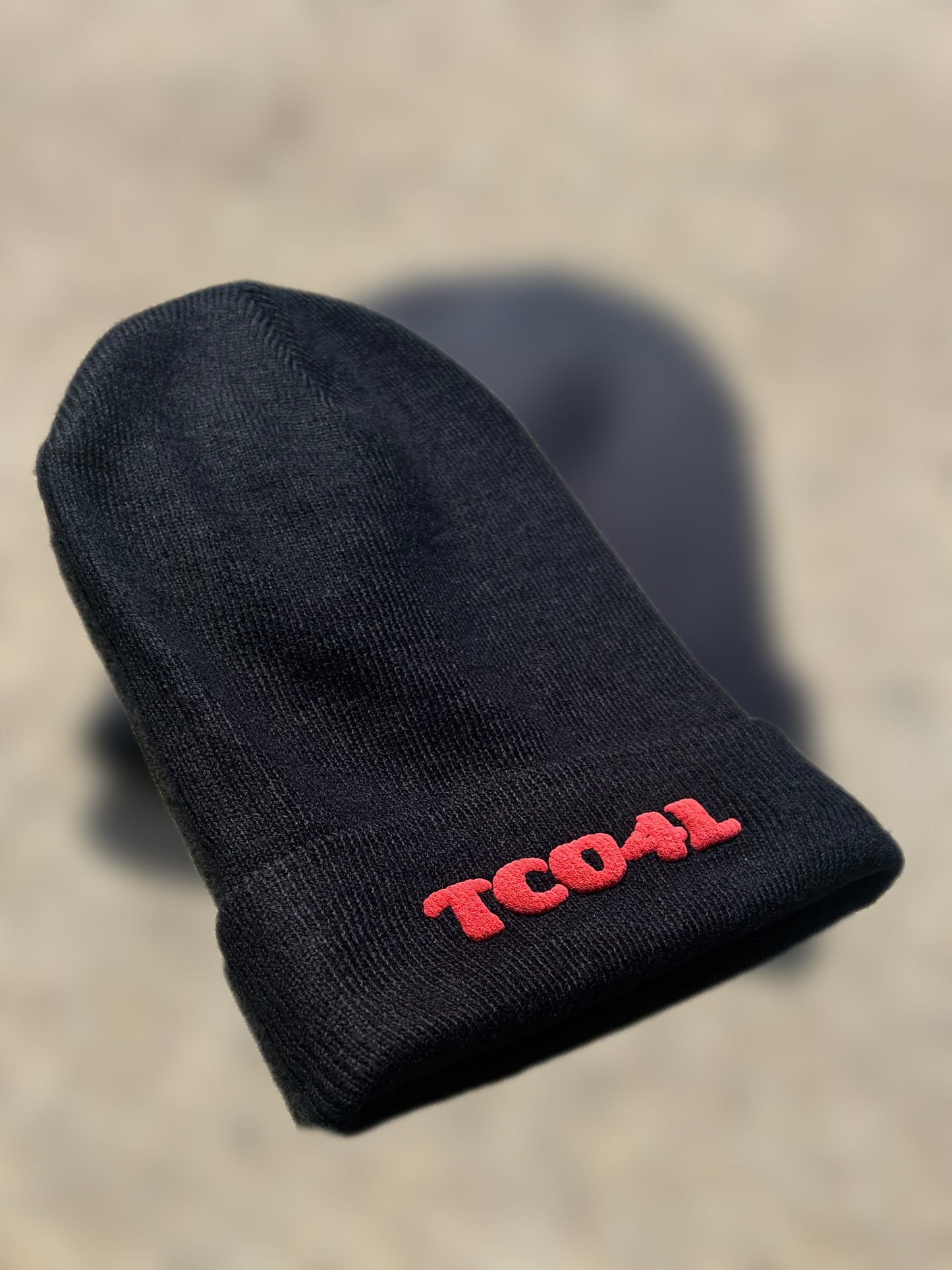 TCO4L Beanie – Limited Edition (Black with White or Red Lettering)