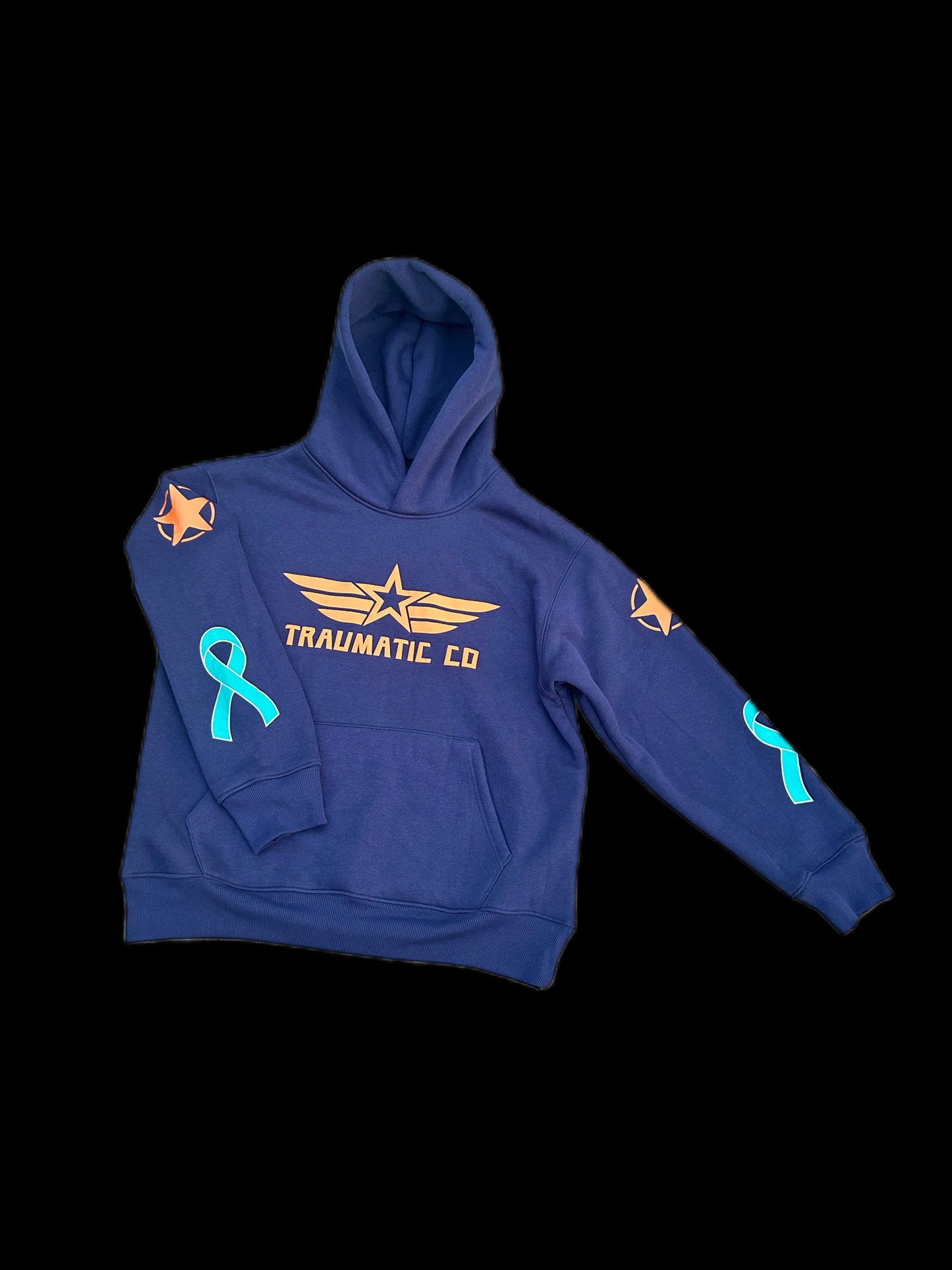 Not All Wounds Are Visible Premium Blue Hoodie