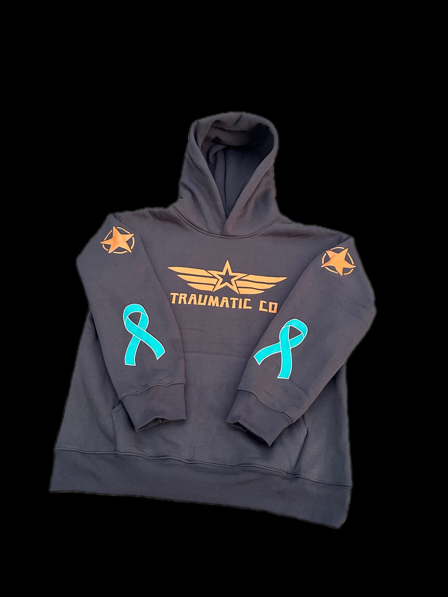 Not All Wounds Are Visible Premium Grey Hoodie