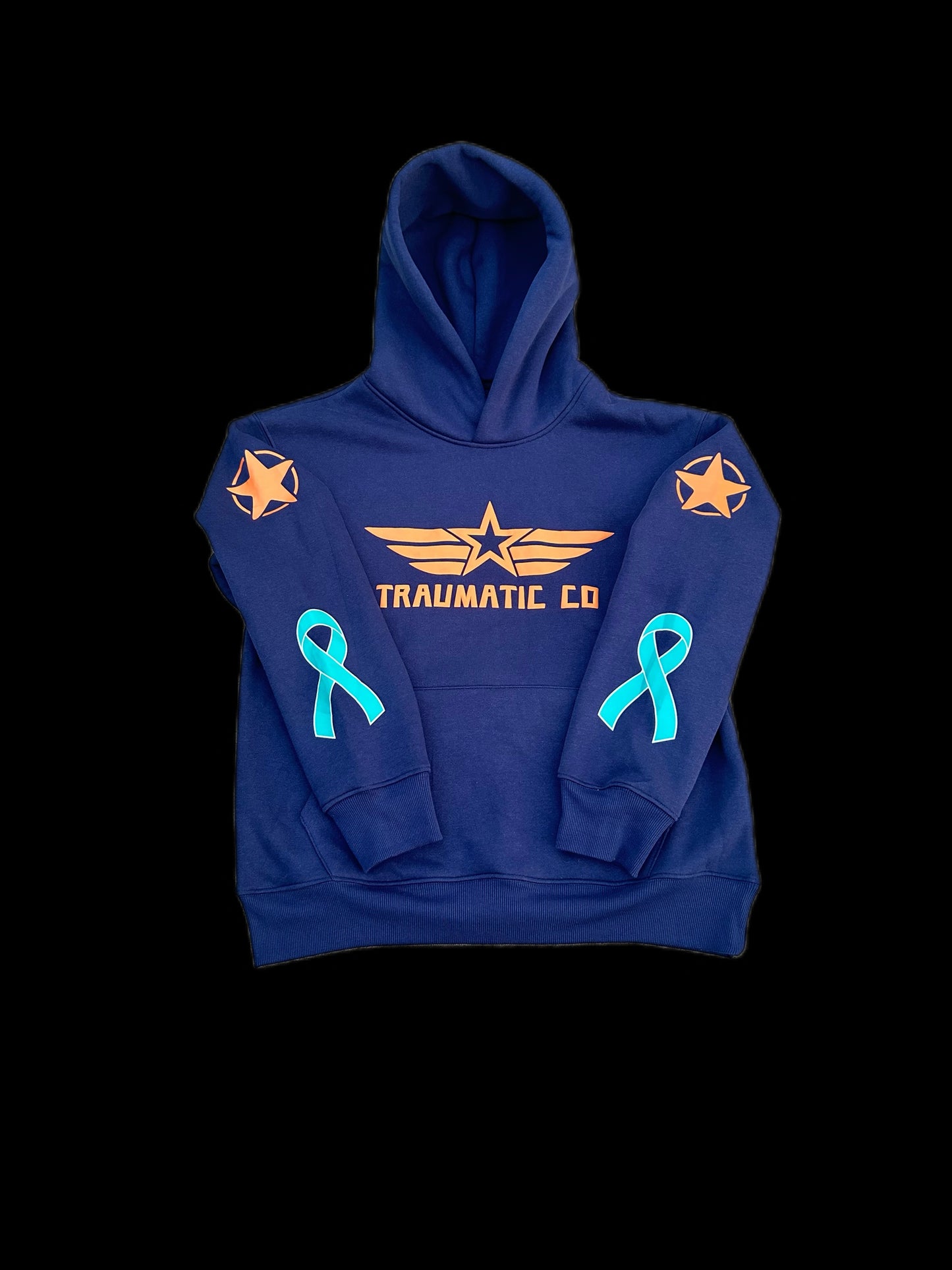 Not All Wounds Are Visible Premium Blue Hoodie