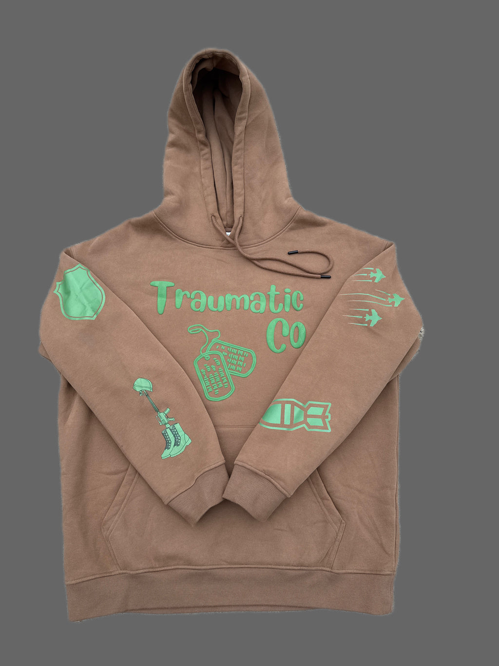 Premium Cotton Fleece Hoodie — Invisibly Scarred