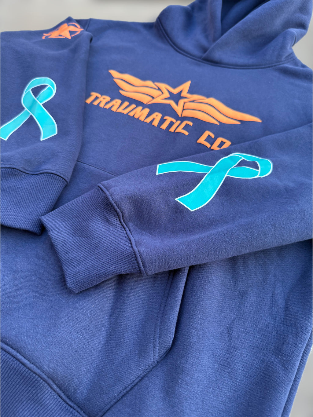 Not All Wounds Are Visible Premium Blue Hoodie