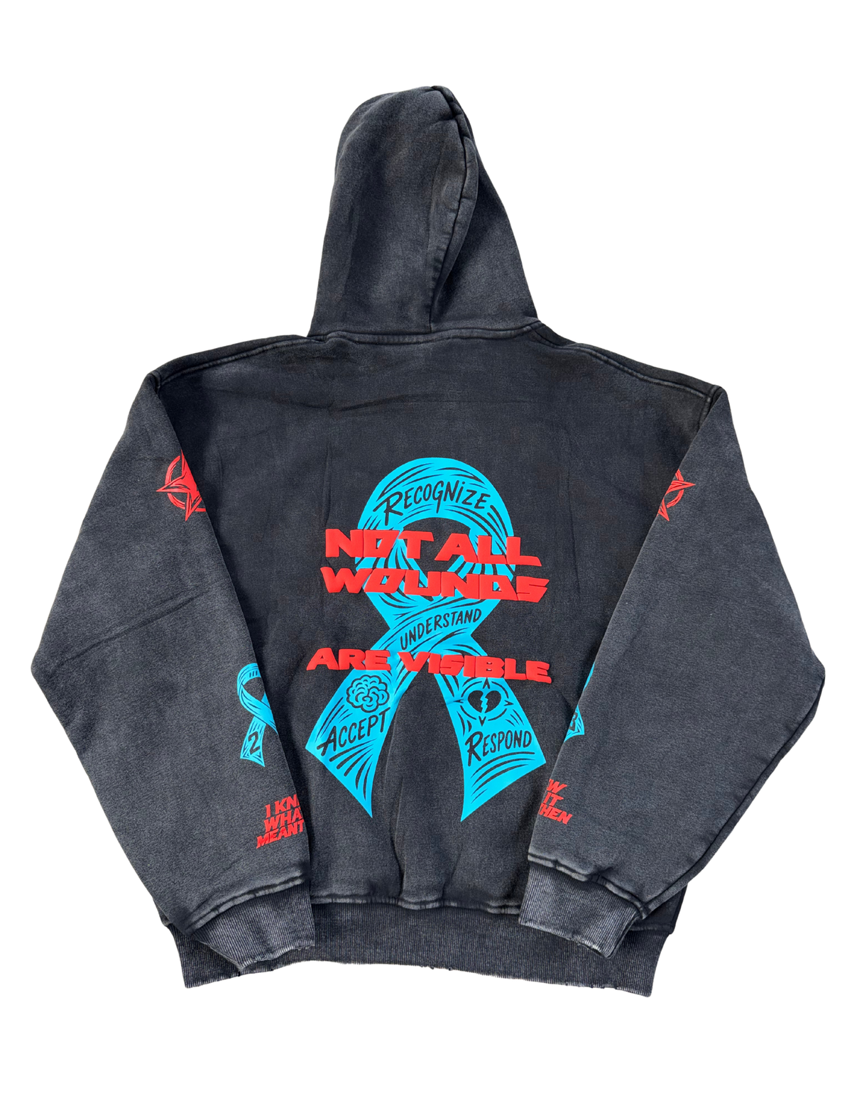 NOT ALL WOUNDS ARE VISIBLE — 3 Year Anniversary Hoodie