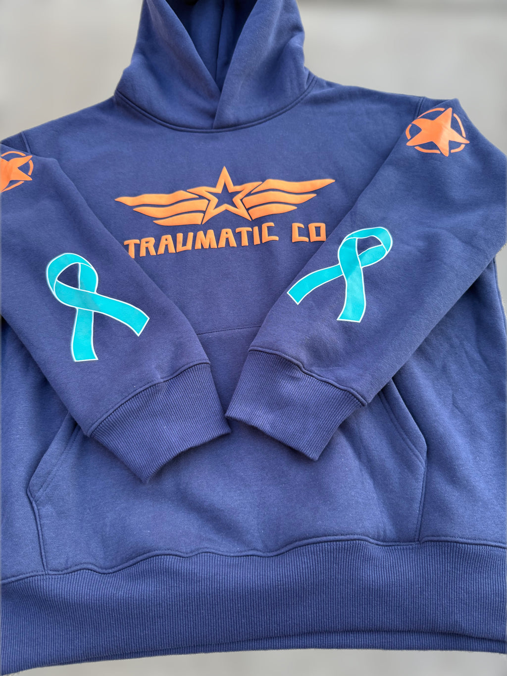 Not All Wounds Are Visible Premium Blue Hoodie