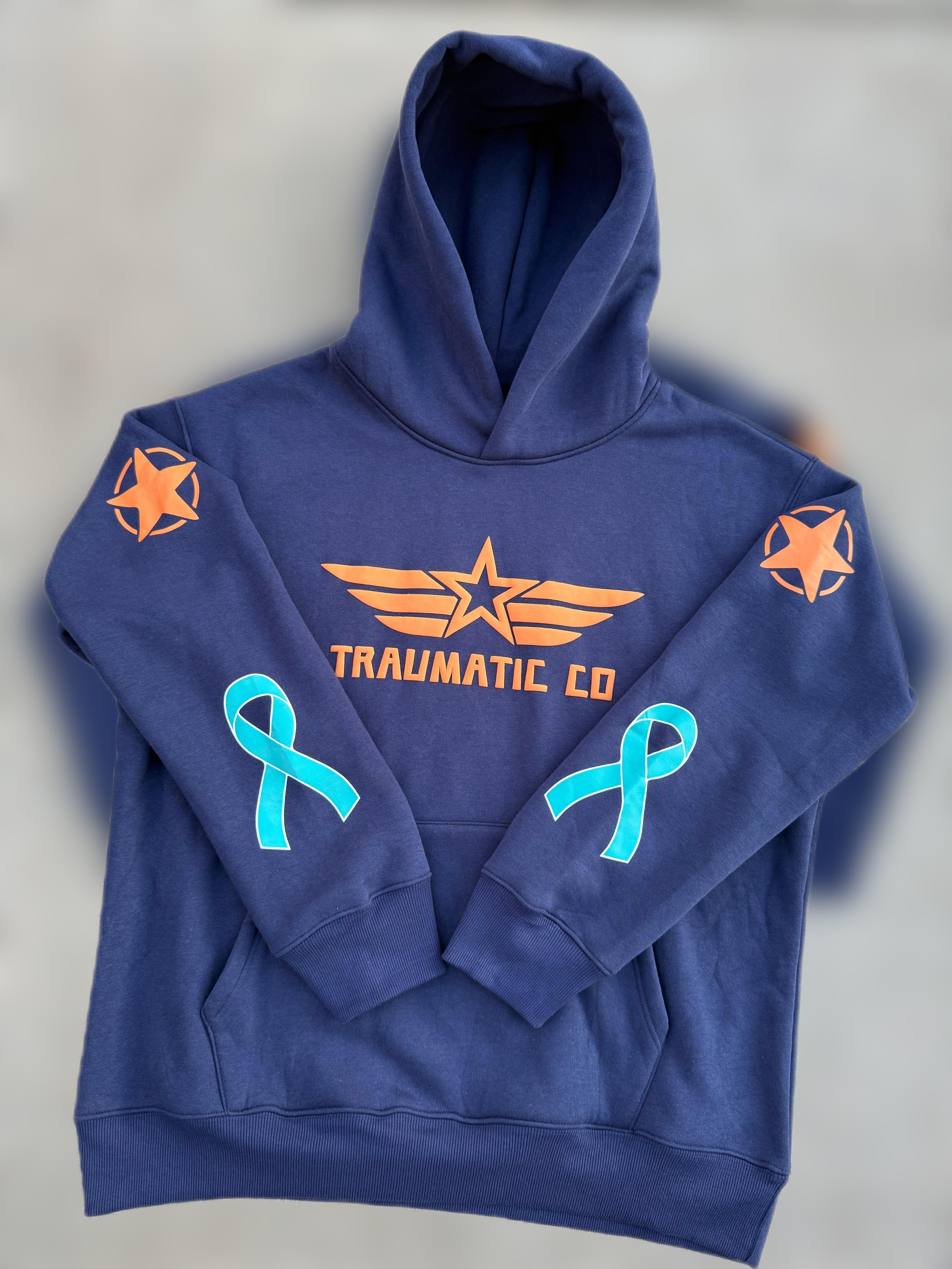 Not All Wounds Are Visible Premium Blue Hoodie