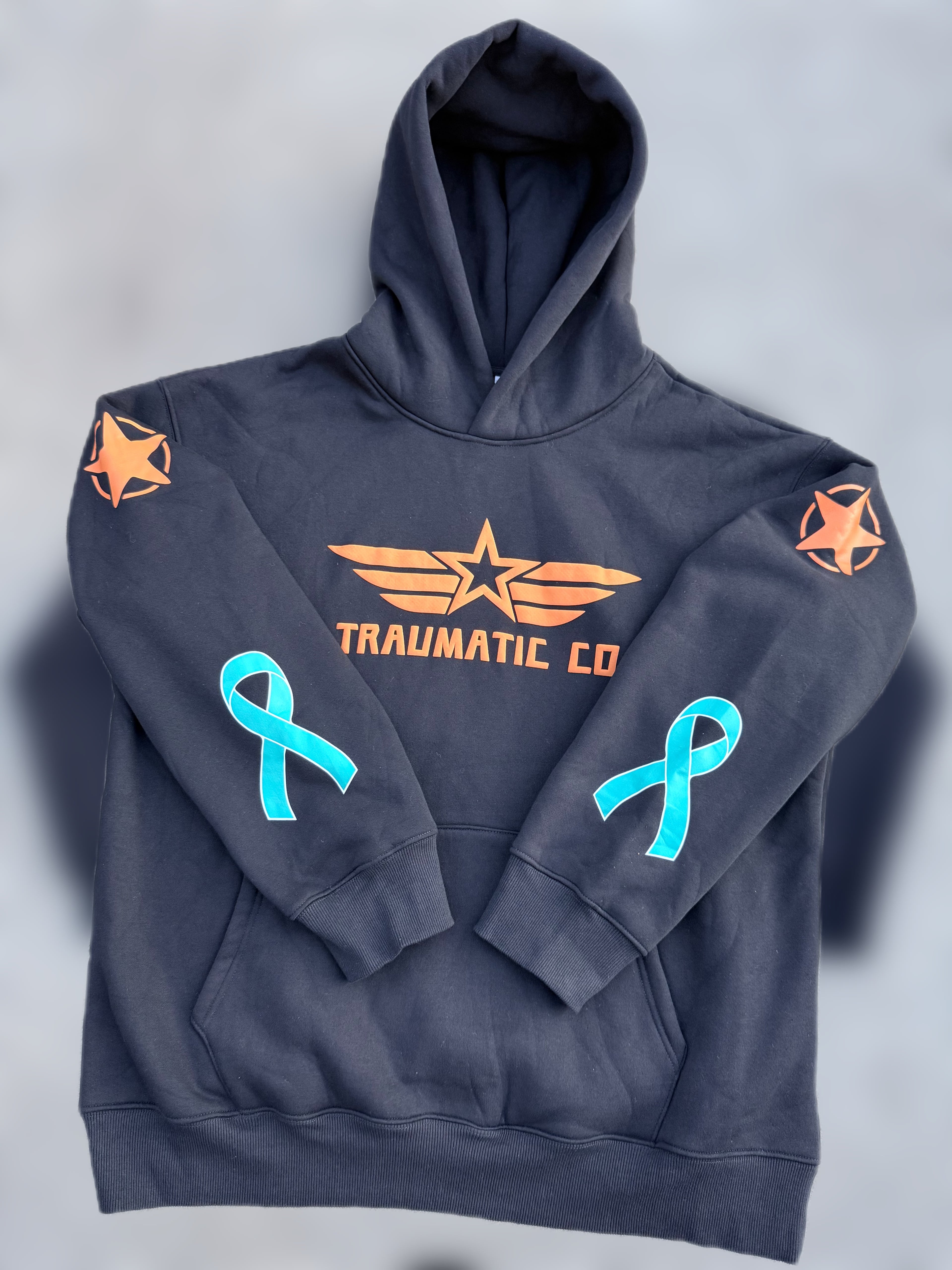 Not All Wounds Are Visible Premium Black Hoodie