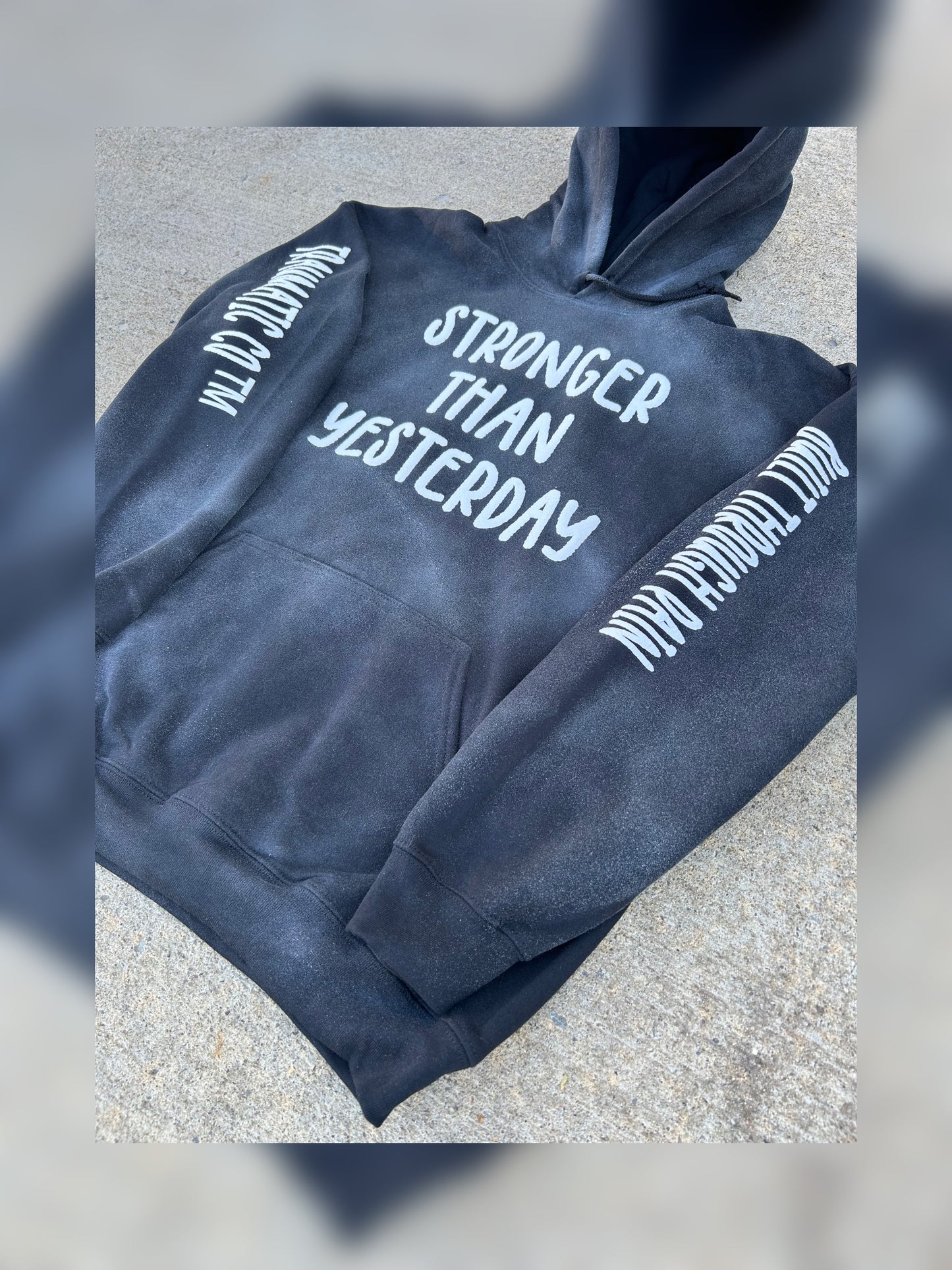 Stronger Than Yesterday Hoodie – Traumatic Co™