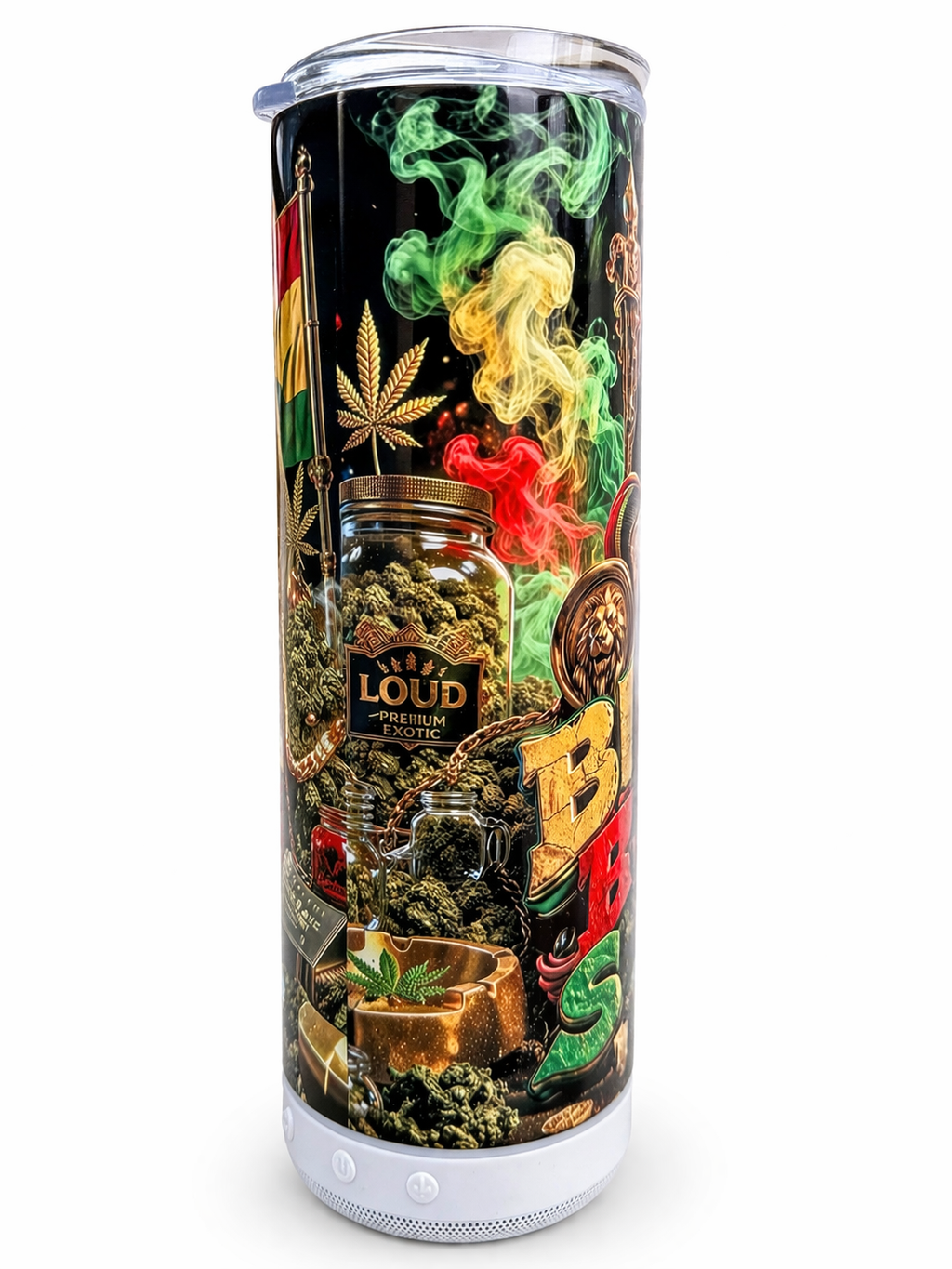 Big Dog Bigger Smoke Bluetooth Tumbler | Traumatic Co™