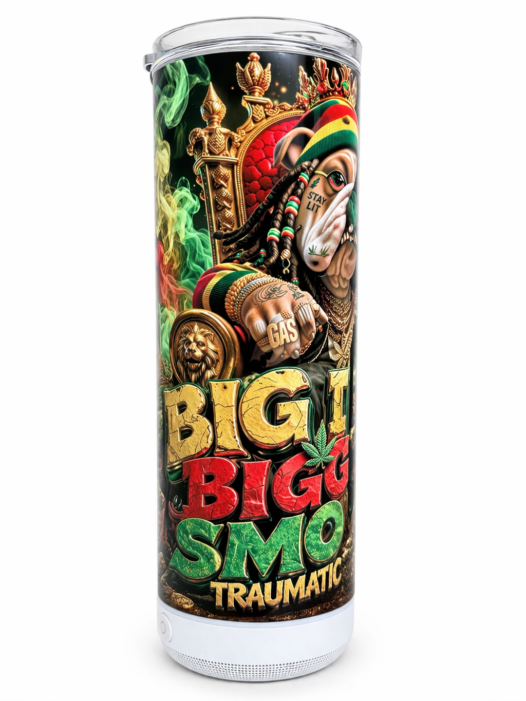 Big Dog Bigger Smoke Bluetooth Tumbler | Traumatic Co™