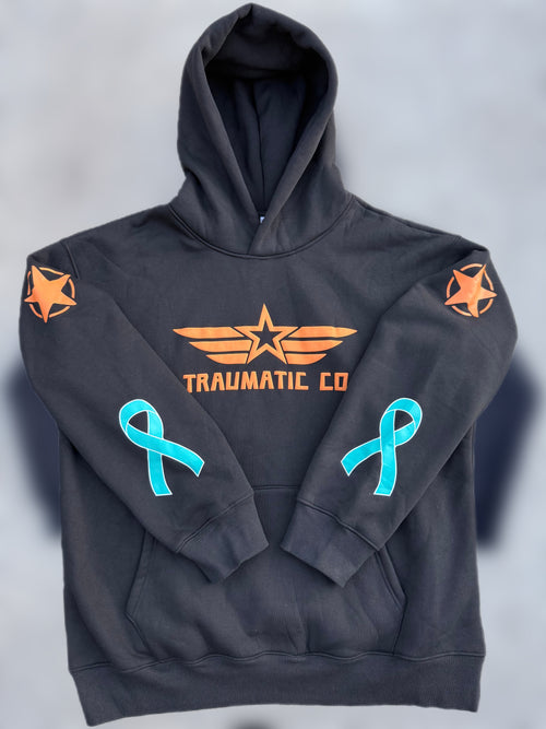 Not All Wounds Are Visible Premium Black Hoodie