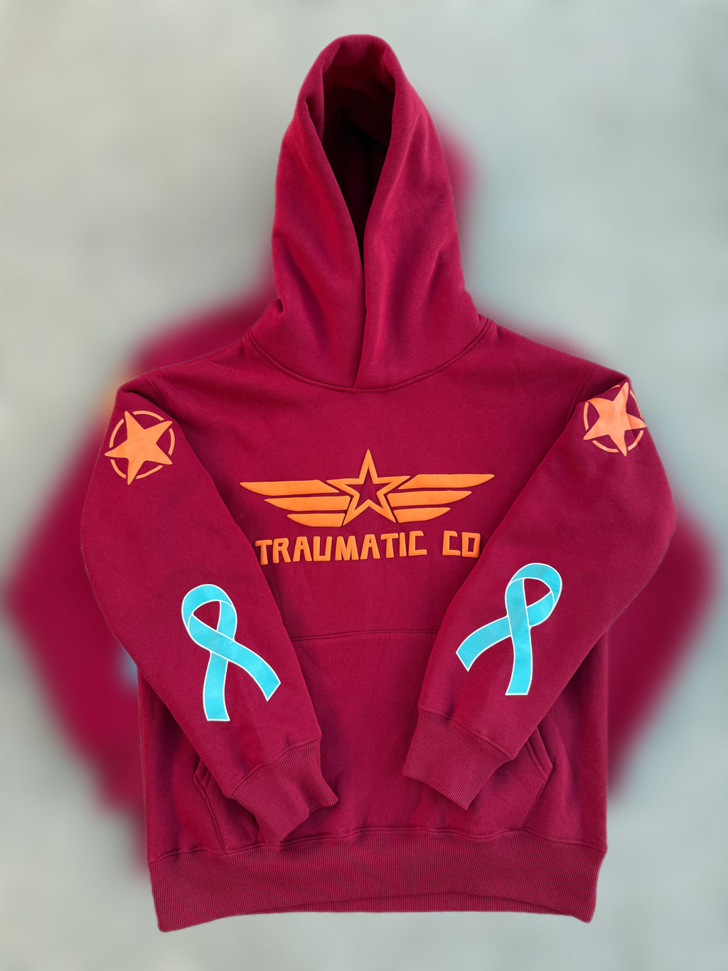 Not All Wounds Are Visible Premium Maroon Hoodie