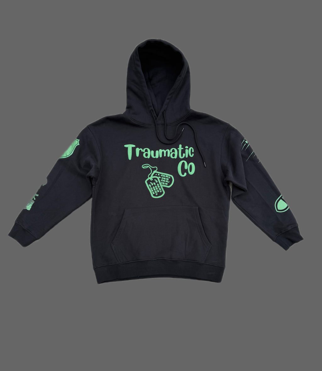 Premium Cotton Fleece Hoodie — Invisibly Scarred