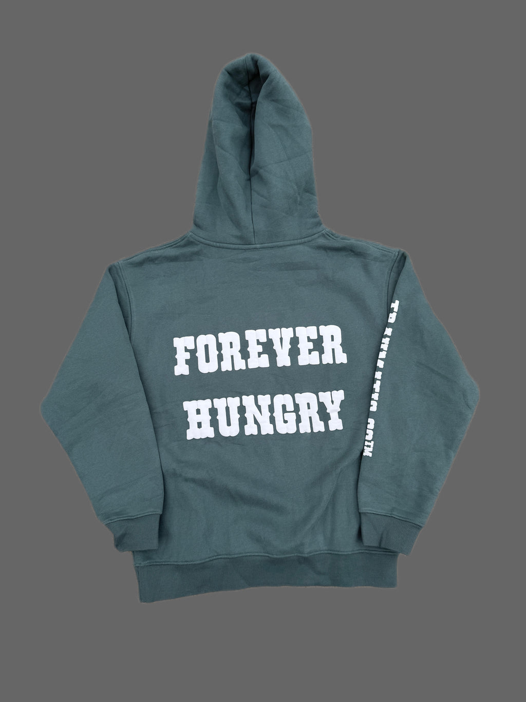 Premium Cotton Fleece Hoodie — Still Breathing / Forever Hungry