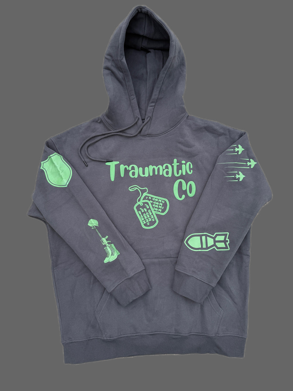 Premium Cotton Fleece Hoodie — Invisibly Scarred