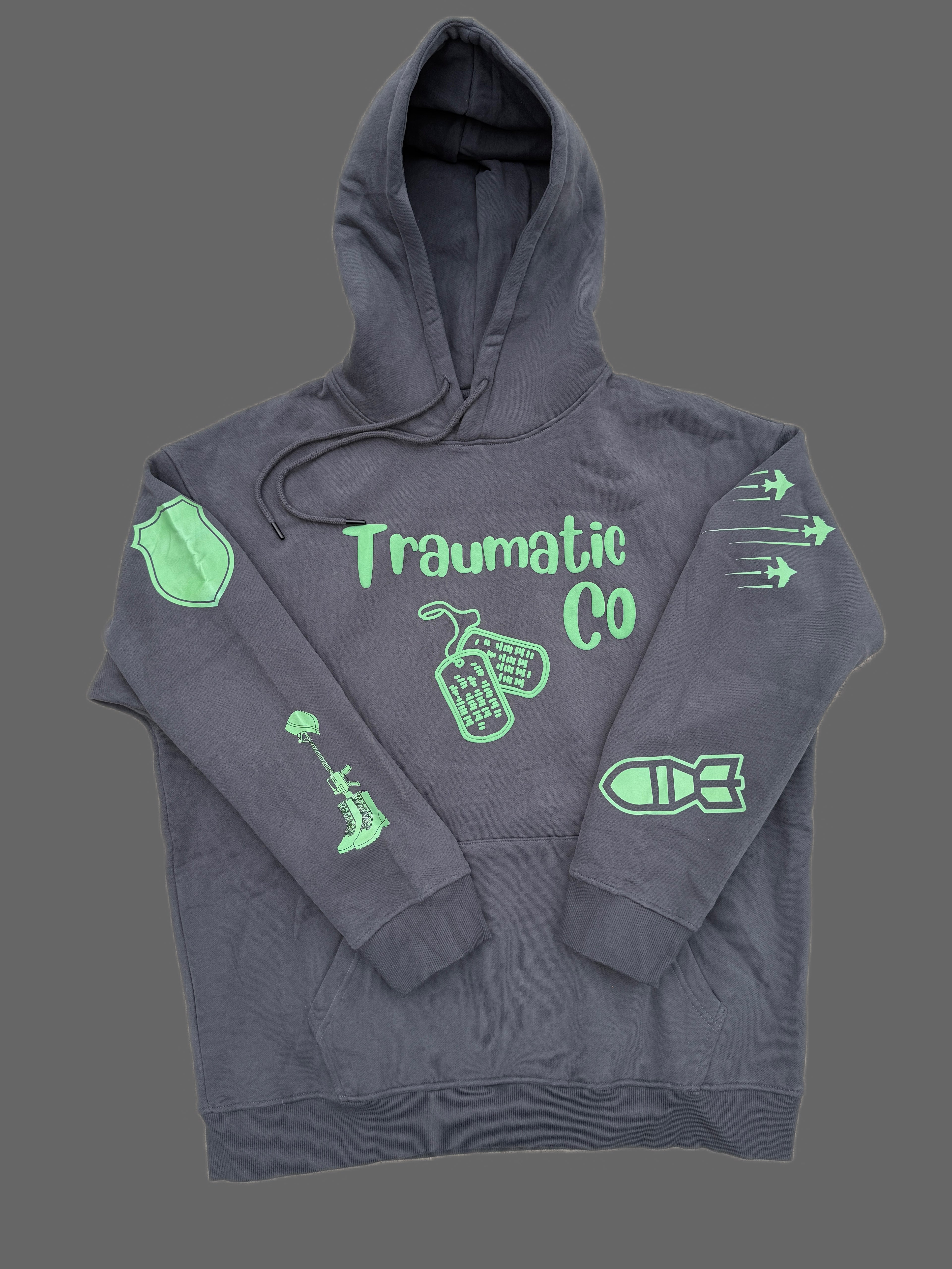 Premium Cotton Fleece Hoodie — Invisibly Scarred