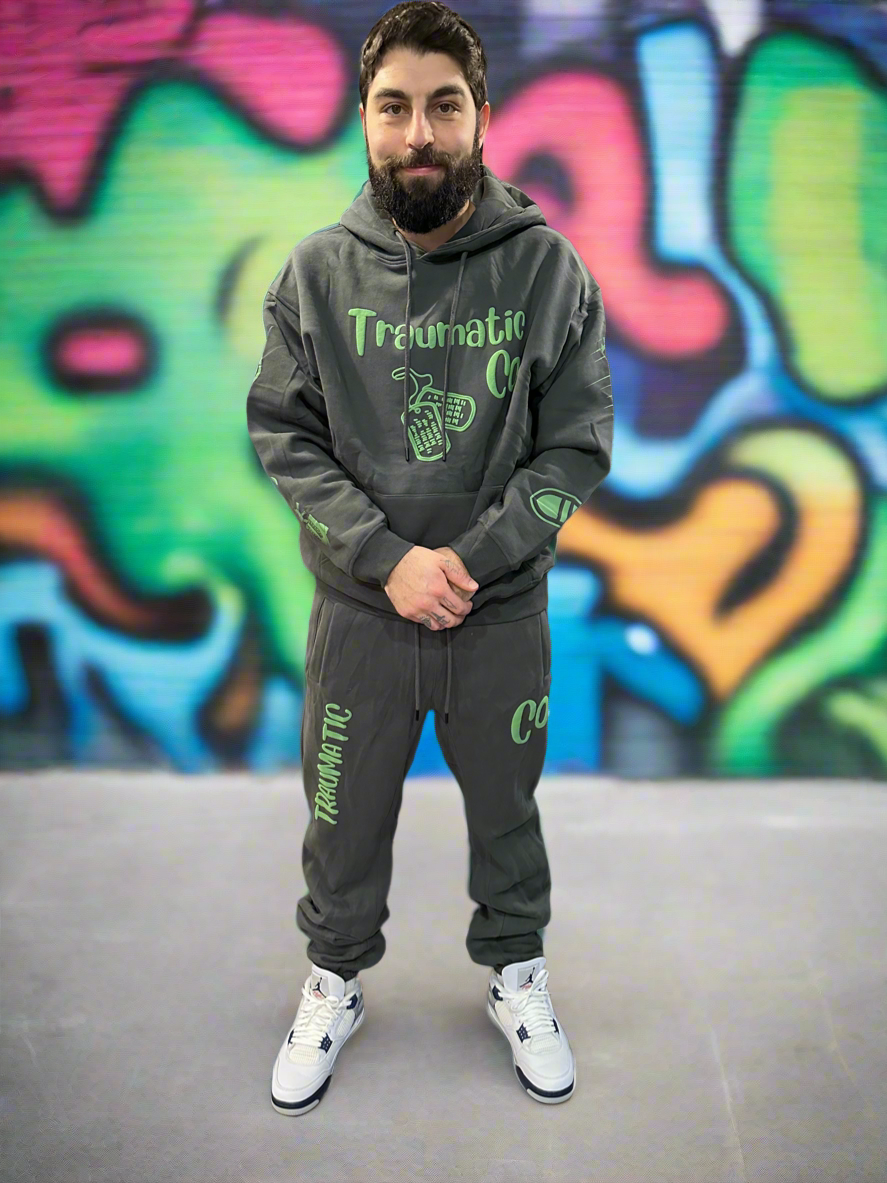Invisibly Scarred Premium Sweatsuit (Grey)