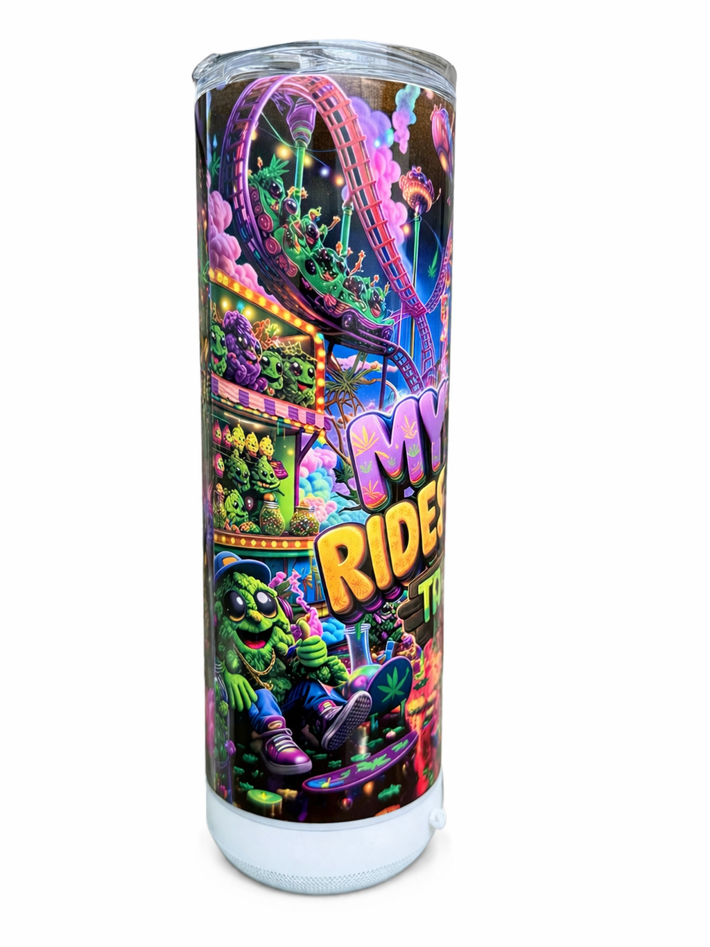 My Peace Rides Different Bluetooth Healing Tumbler | Traumatic Co™