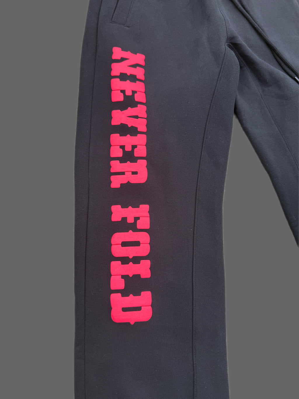 Premium Cotton Fleece Joggers — Never Fold™