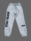Premium Cotton Fleece Joggers — Never Fold™