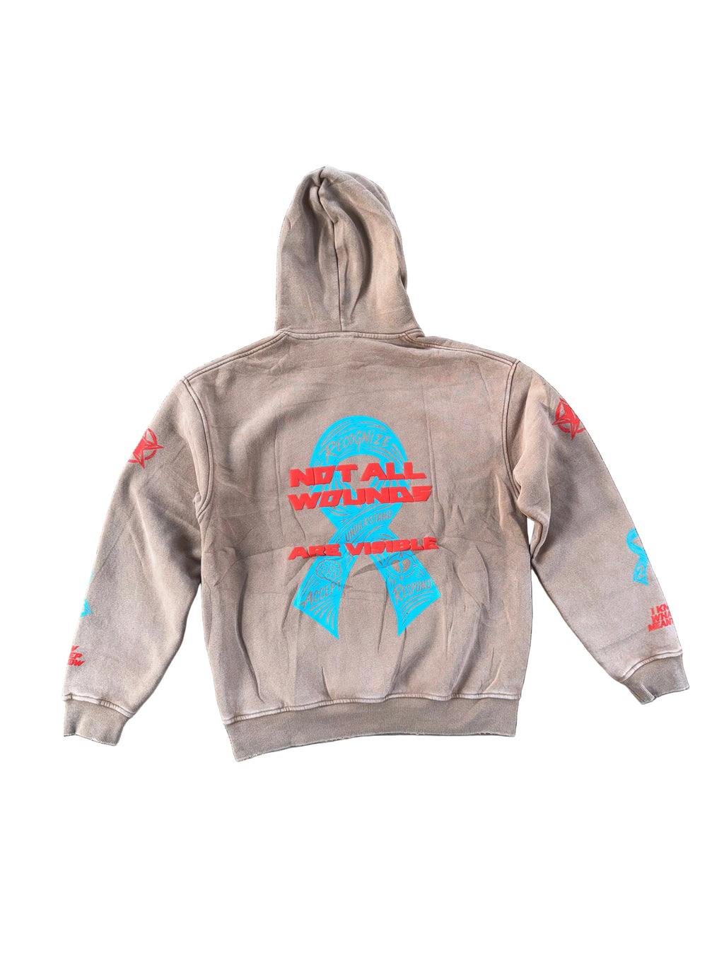 NOT ALL WOUNDS ARE VISIBLE — 3 Year Anniversary Hoodie