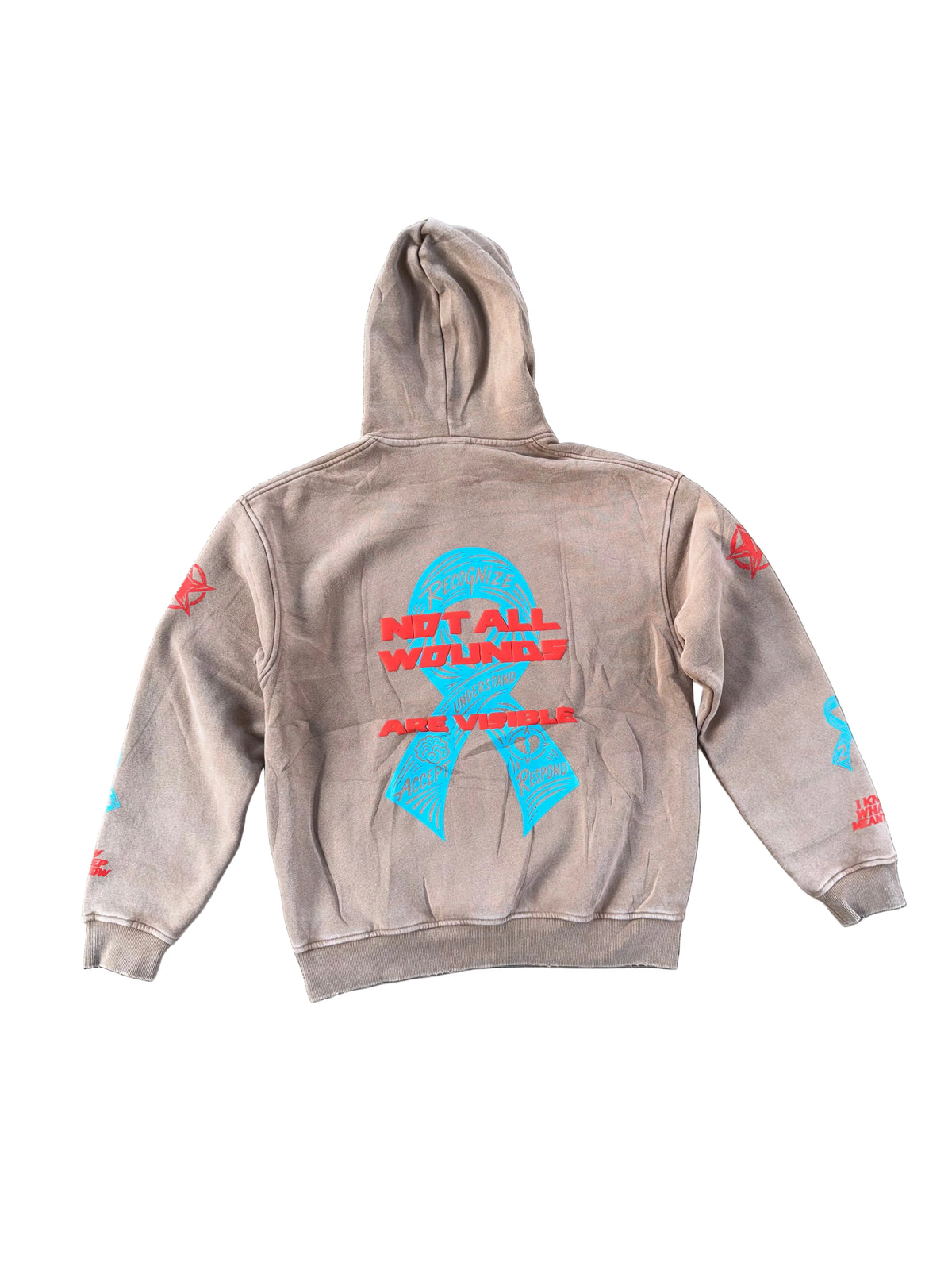 NOT ALL WOUNDS ARE VISIBLE — 3 Year Anniversary Hoodie