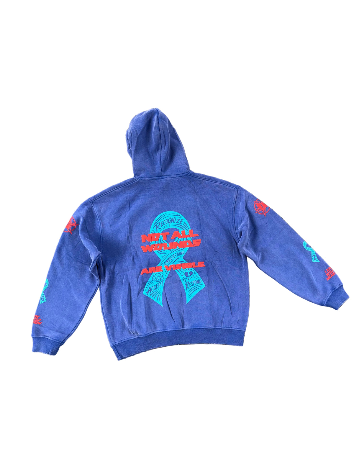 NOT ALL WOUNDS ARE VISIBLE — 3 Year Anniversary Hoodie