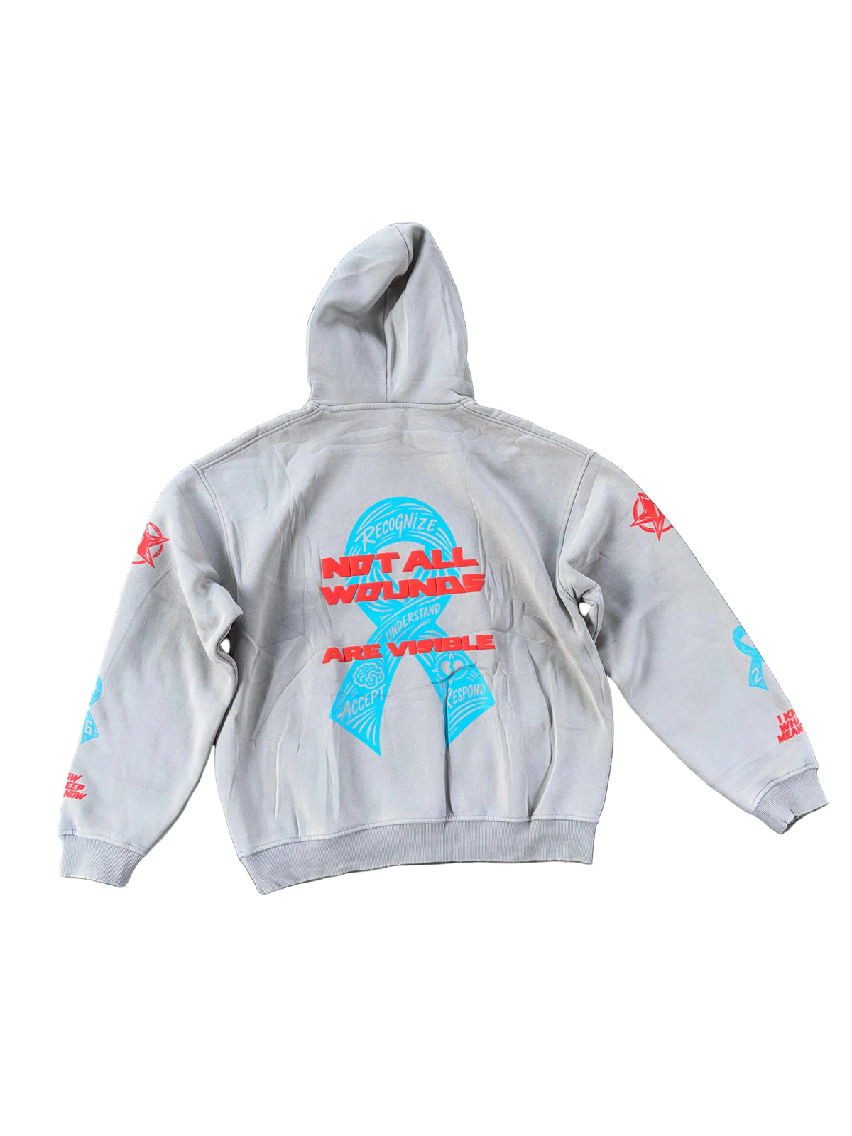 NOT ALL WOUNDS ARE VISIBLE — 3 Year Anniversary Hoodie