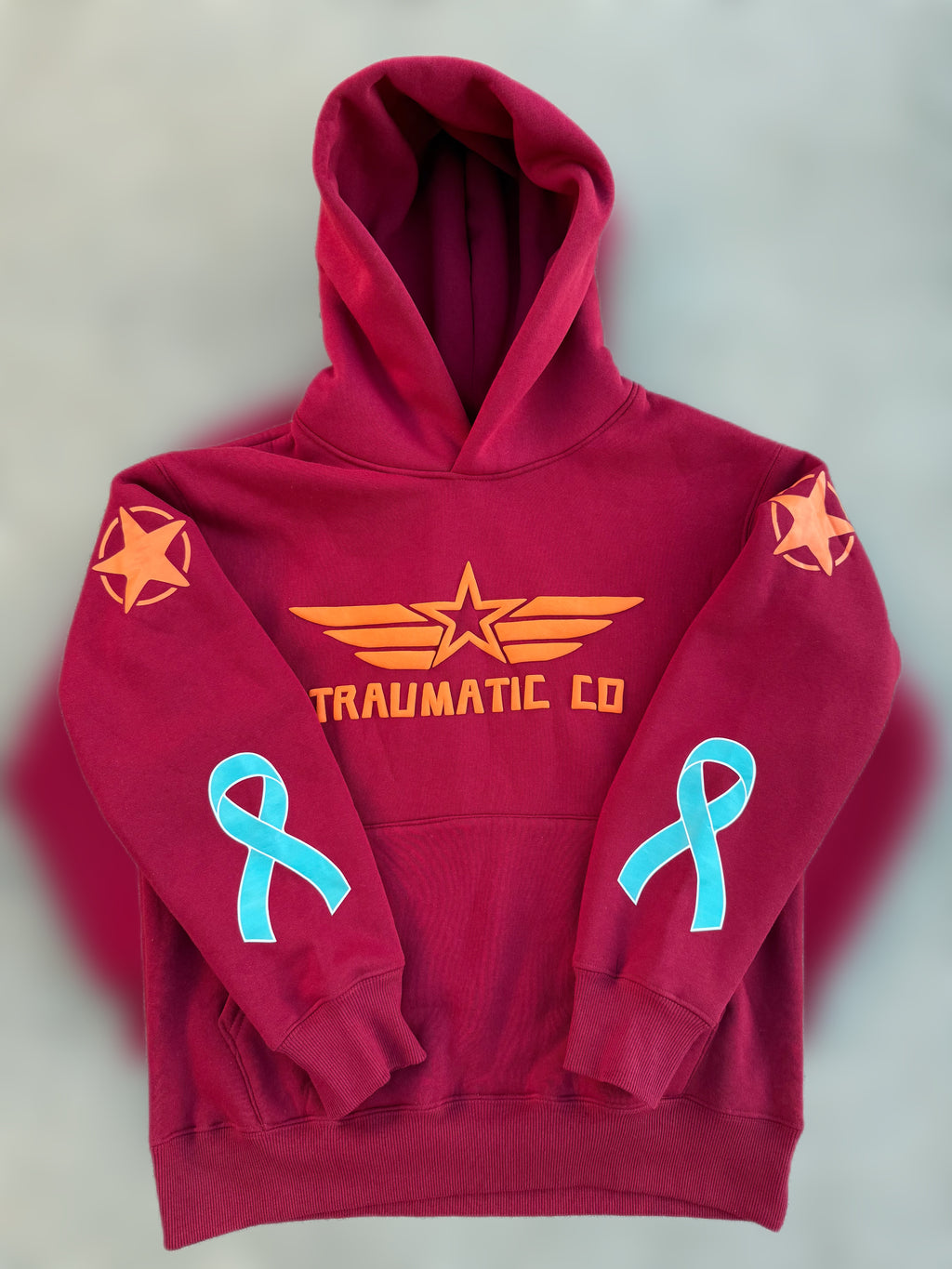 Not All Wounds Are Visible Premium Maroon Hoodie