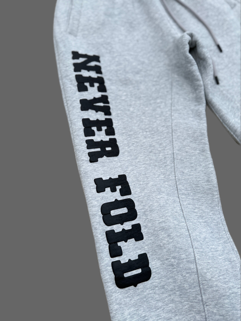 Premium Cotton Fleece Joggers — Never Fold™